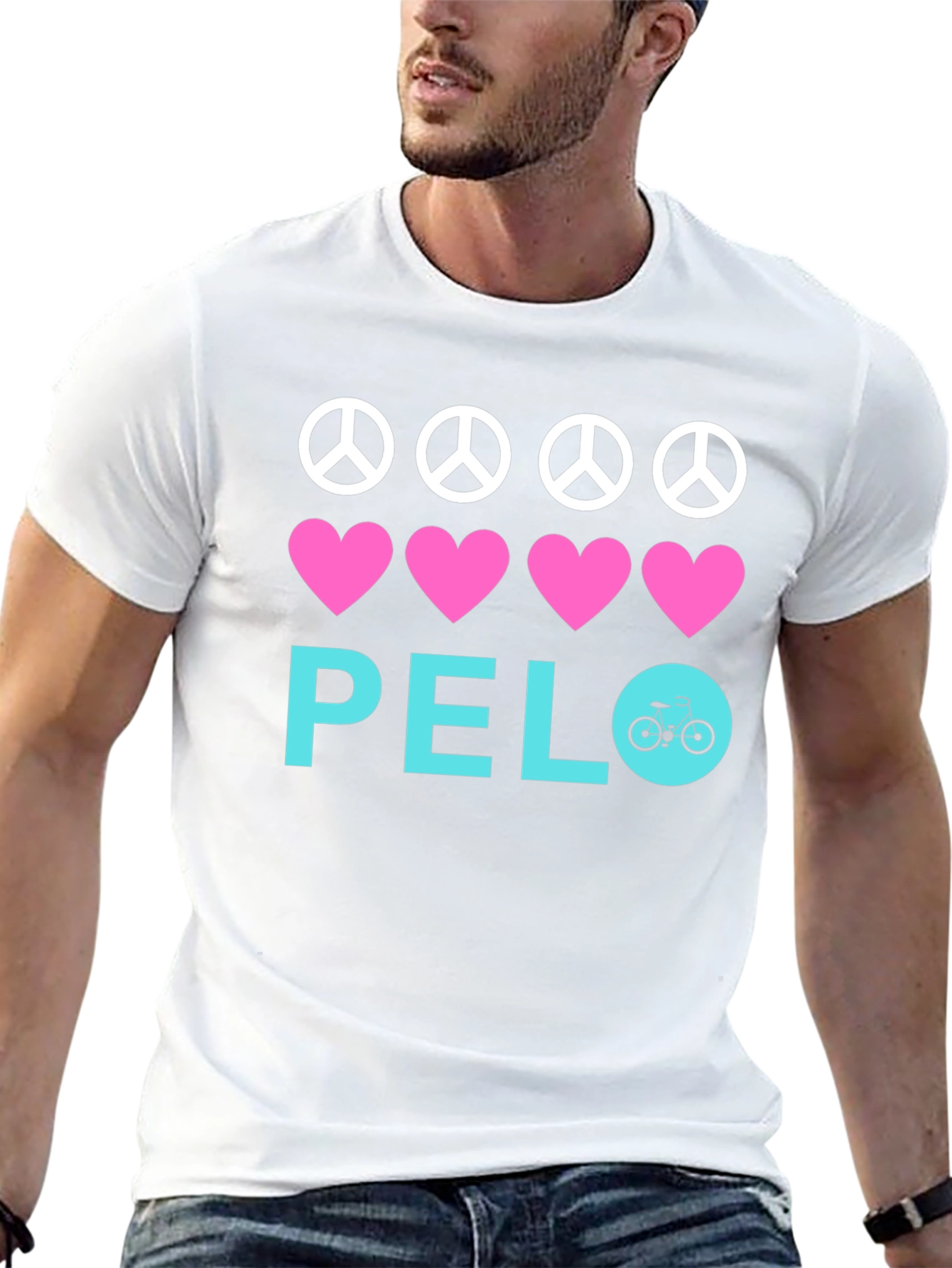 Peace Love Bicycle T-Shirt