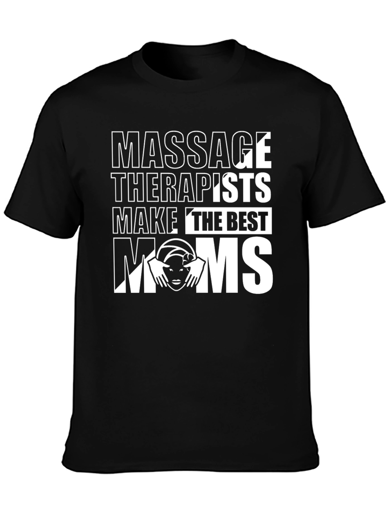Massage Therapist Mom T-Shirt - Black