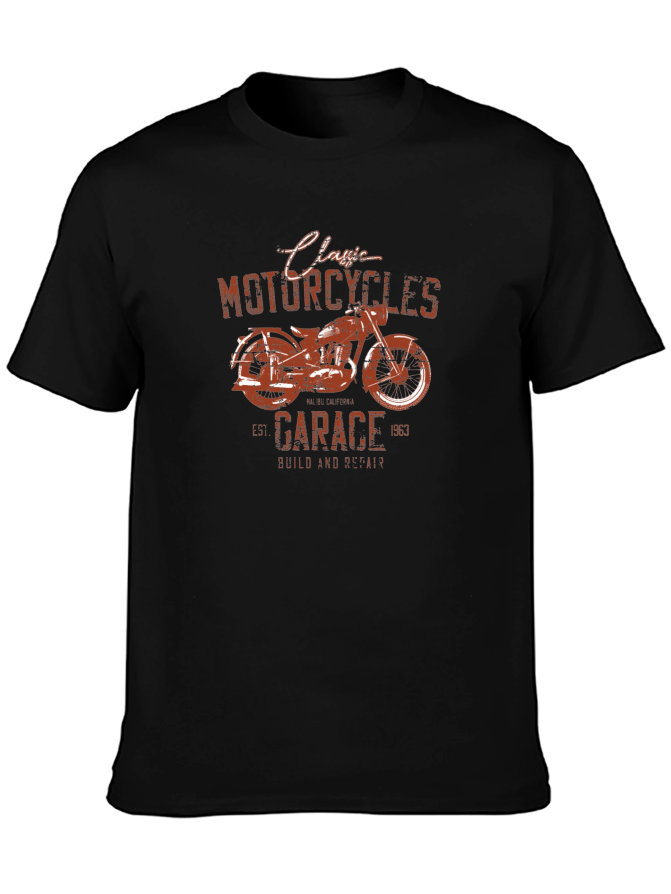 Classic Motorcycles Garage T-Shirt
