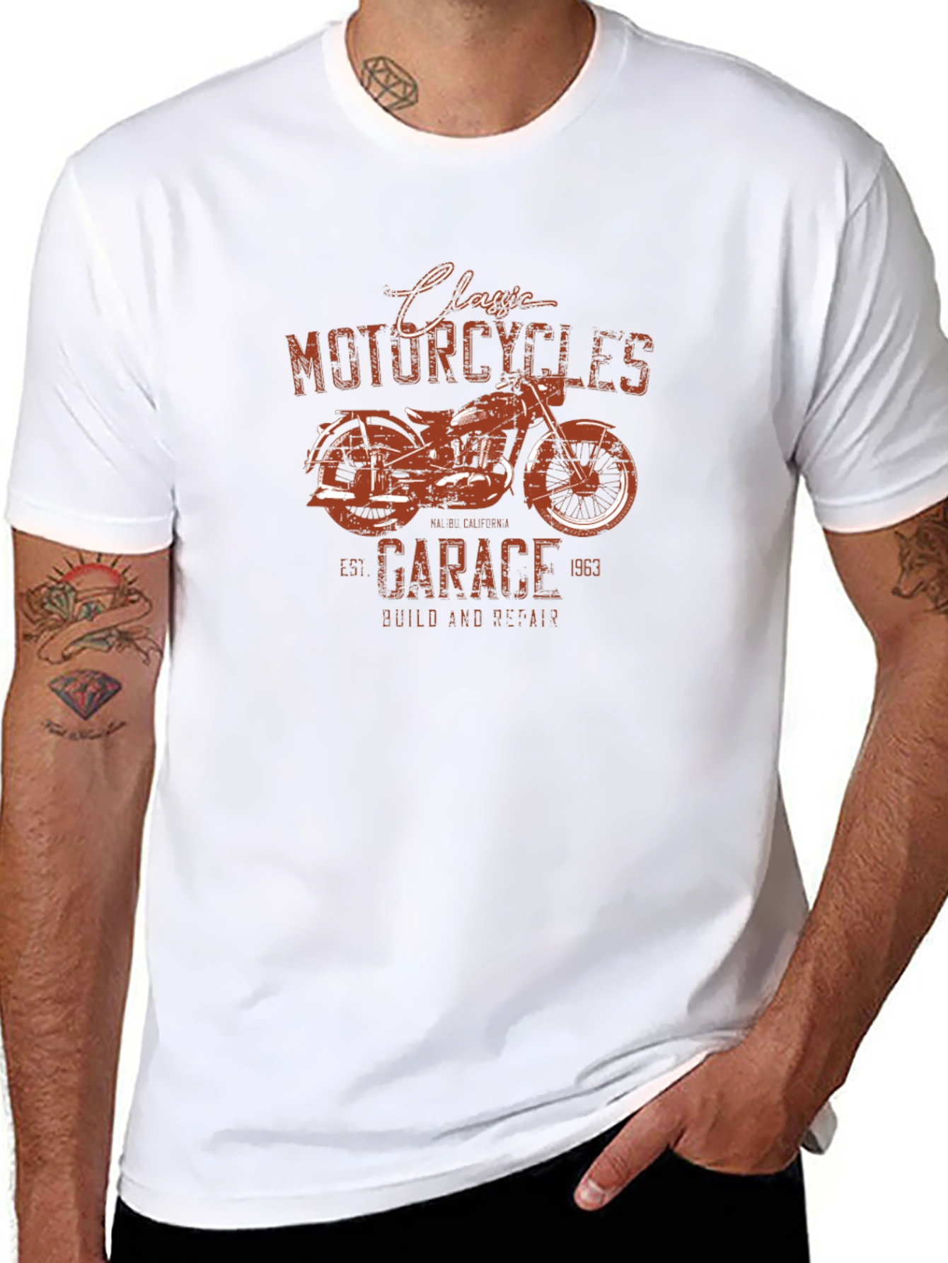 Classic Motorcycles Garage T-Shirt