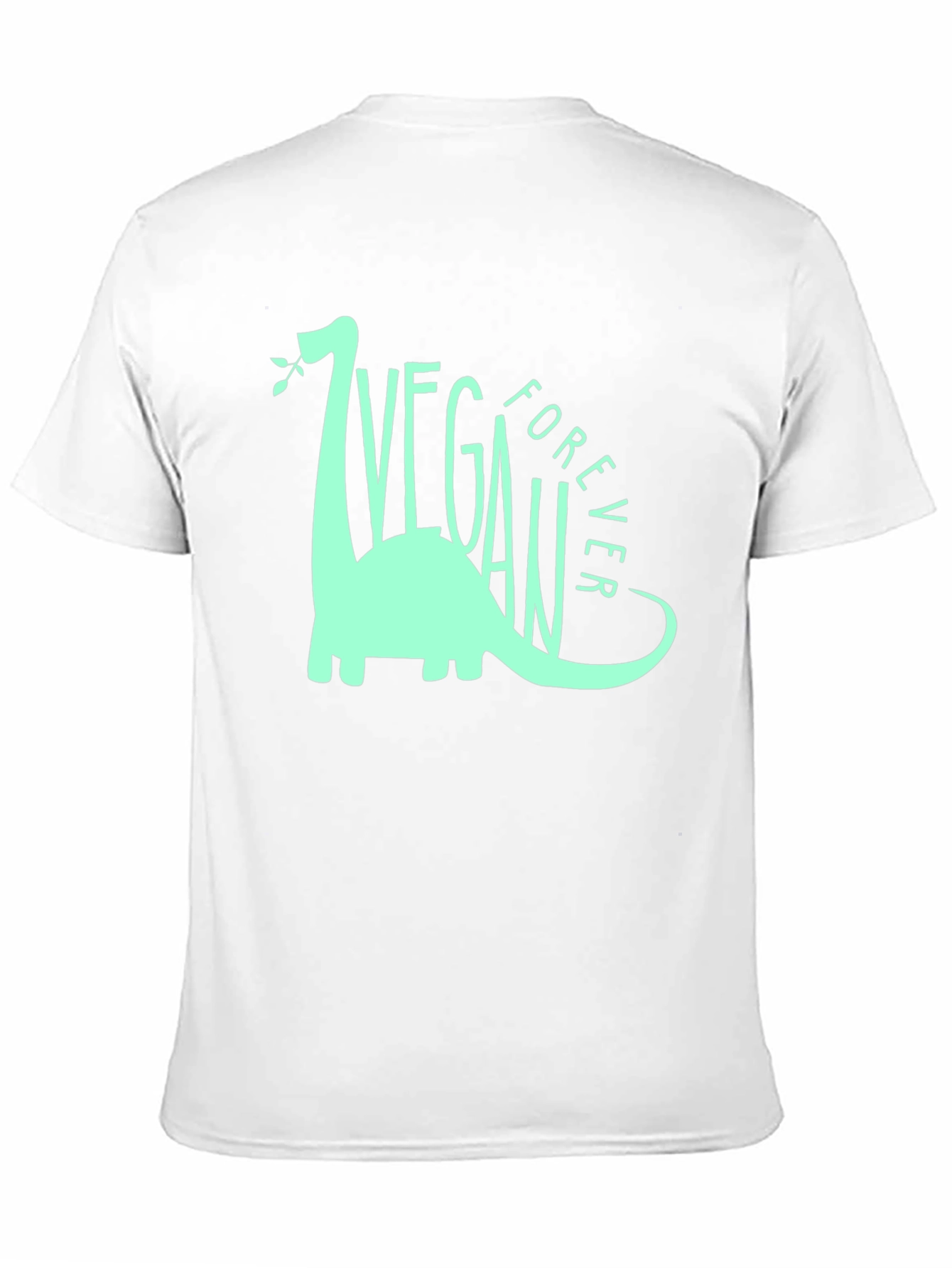 Vegan Forever T-Shirt - Dinosaur Graphic Tee