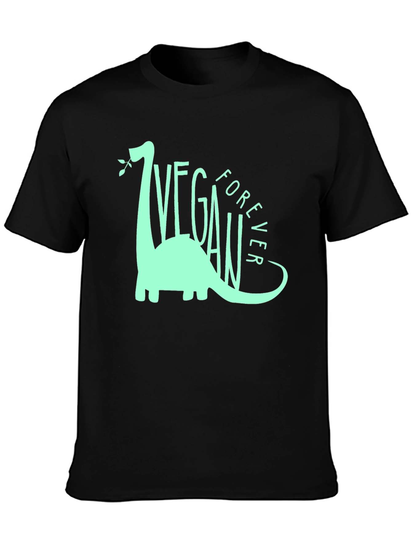Vegan Forever T-Shirt - Dinosaur Graphic Tee
