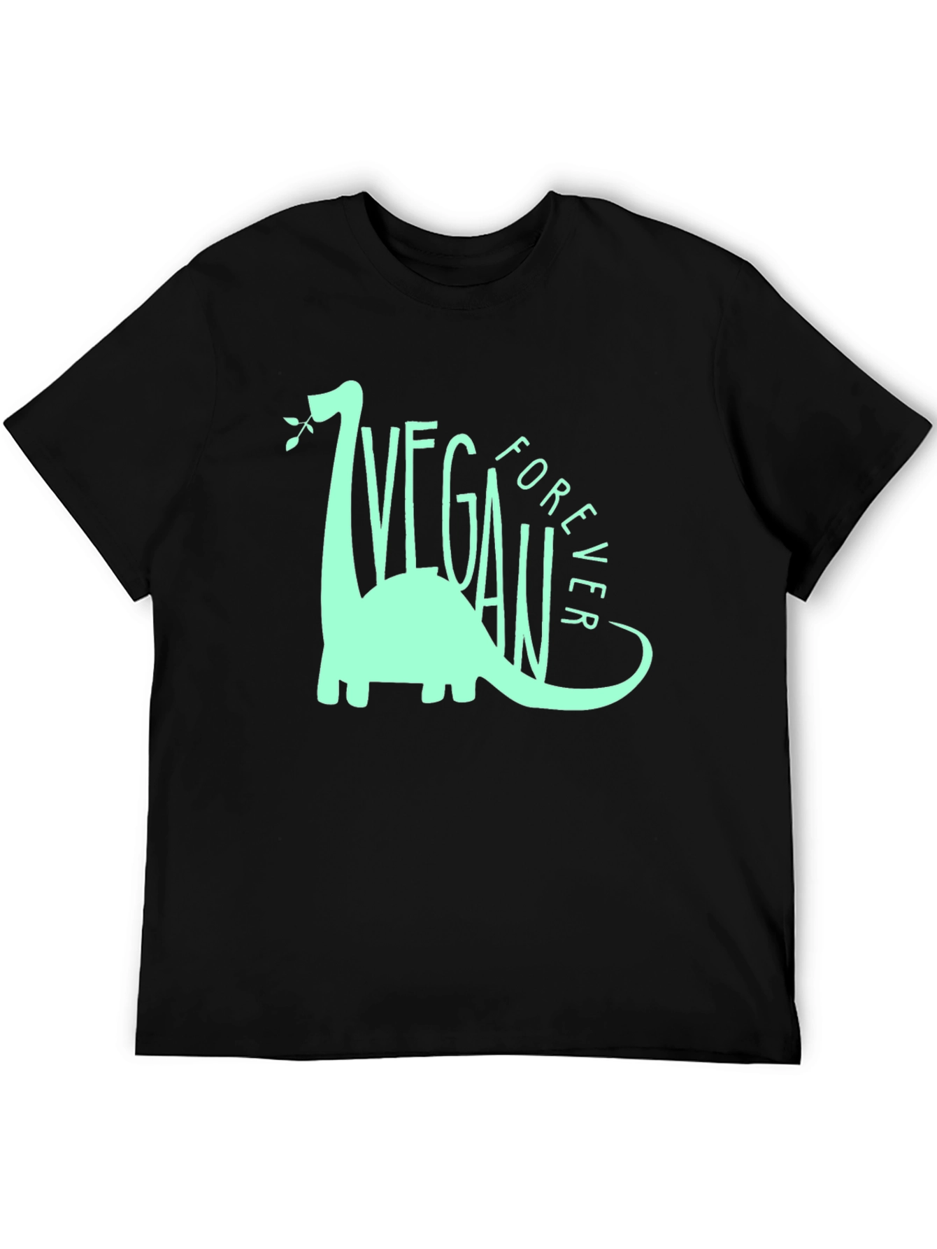 Vegan Forever T-Shirt - Dinosaur Graphic Tee