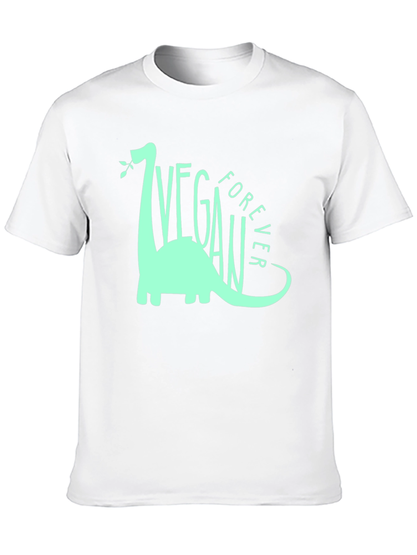 Vegan Forever T-Shirt - Dinosaur Graphic Tee