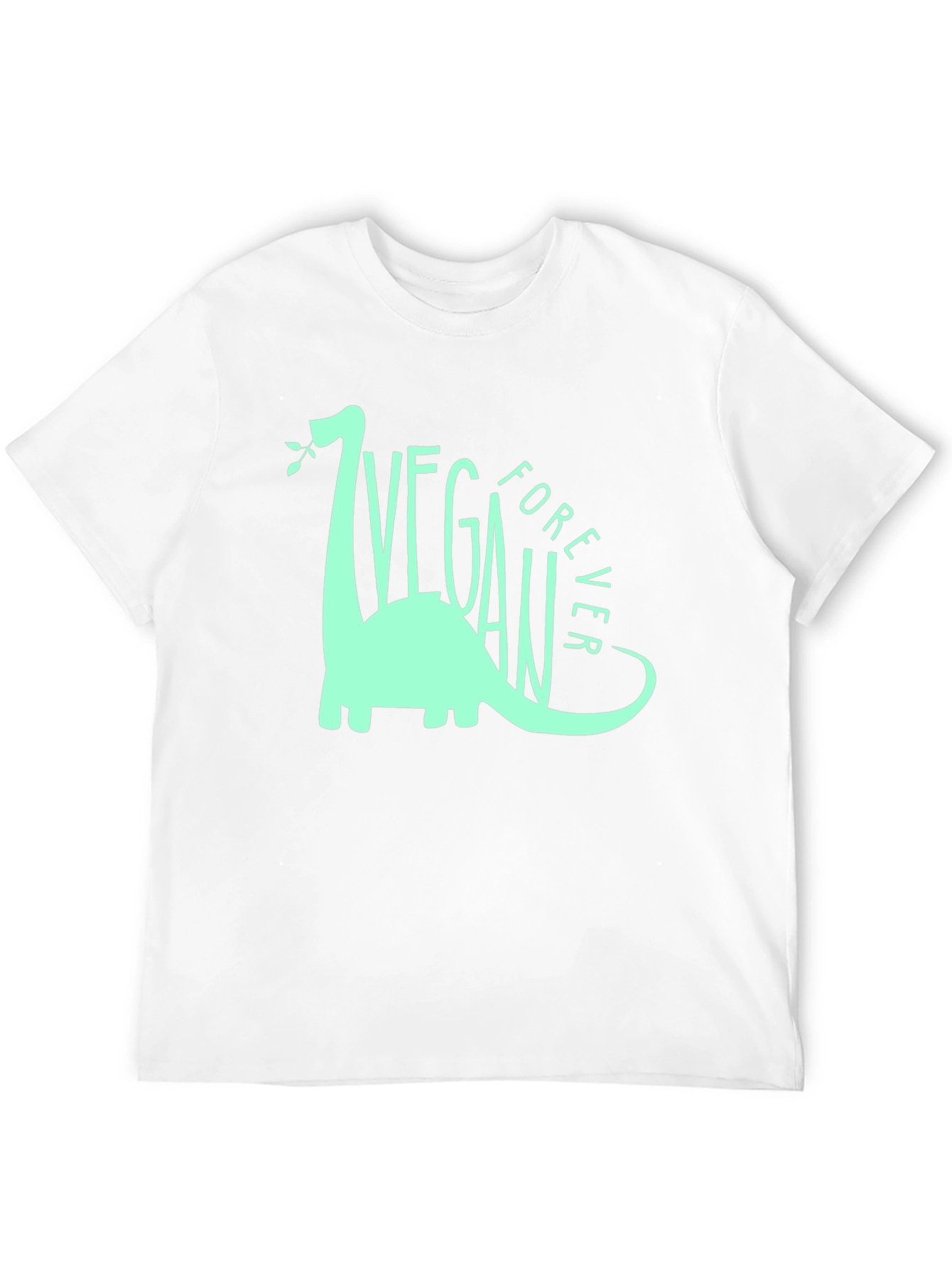Vegan Forever T-Shirt - Dinosaur Graphic Tee
