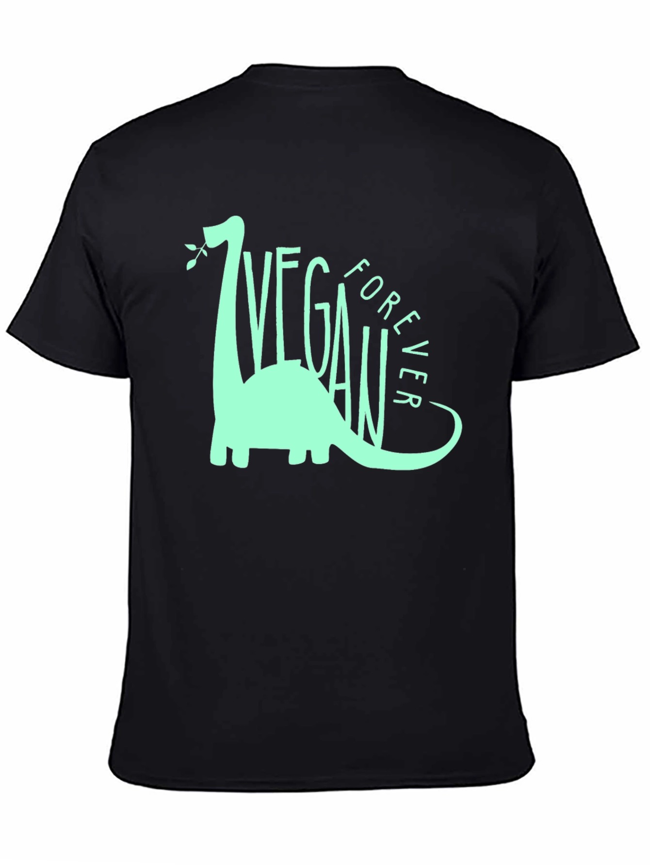 Vegan Forever T-Shirt - Dinosaur Graphic Tee