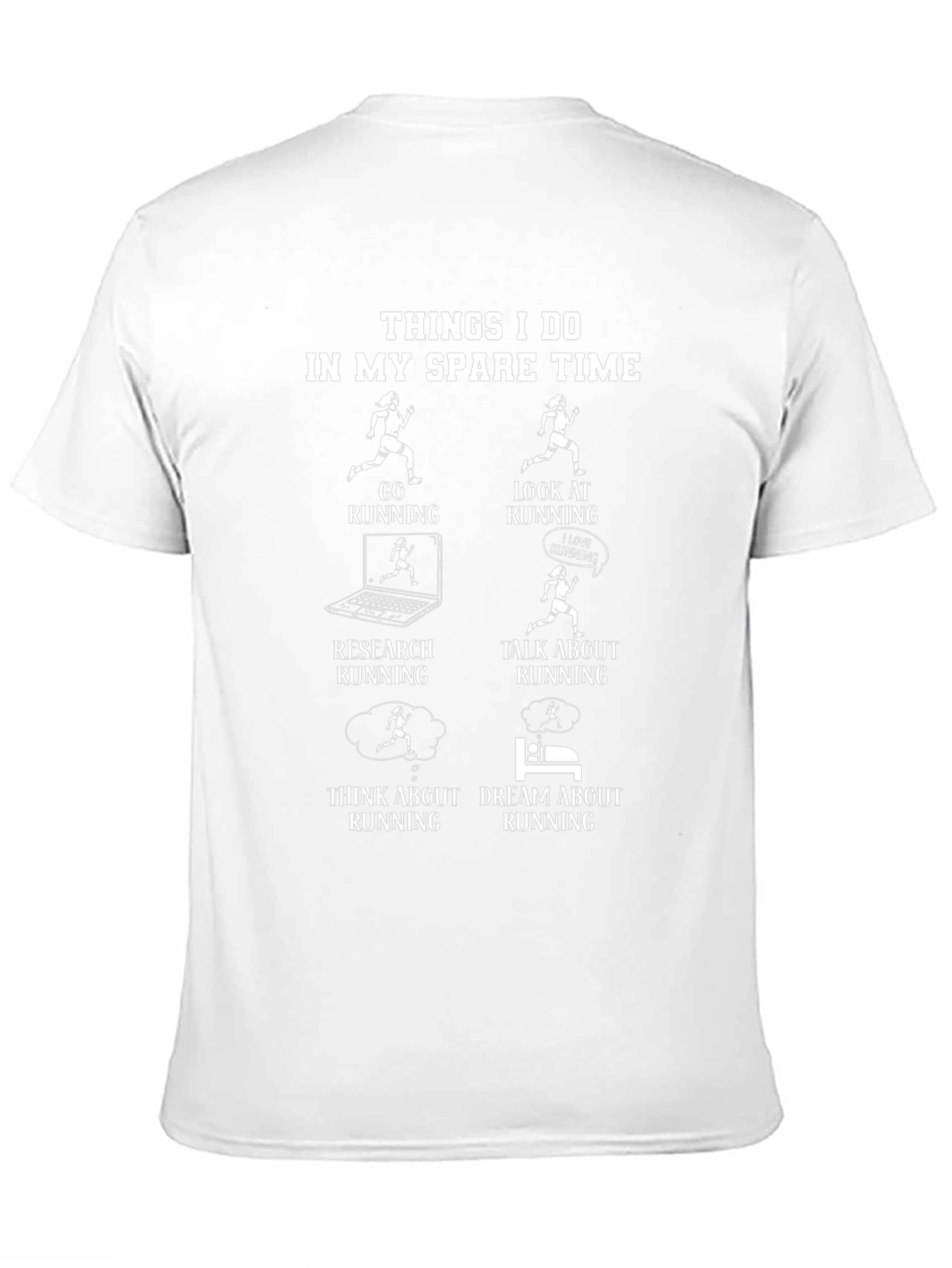 Running T-Shirt: Spare Time Runner Graphic Tee