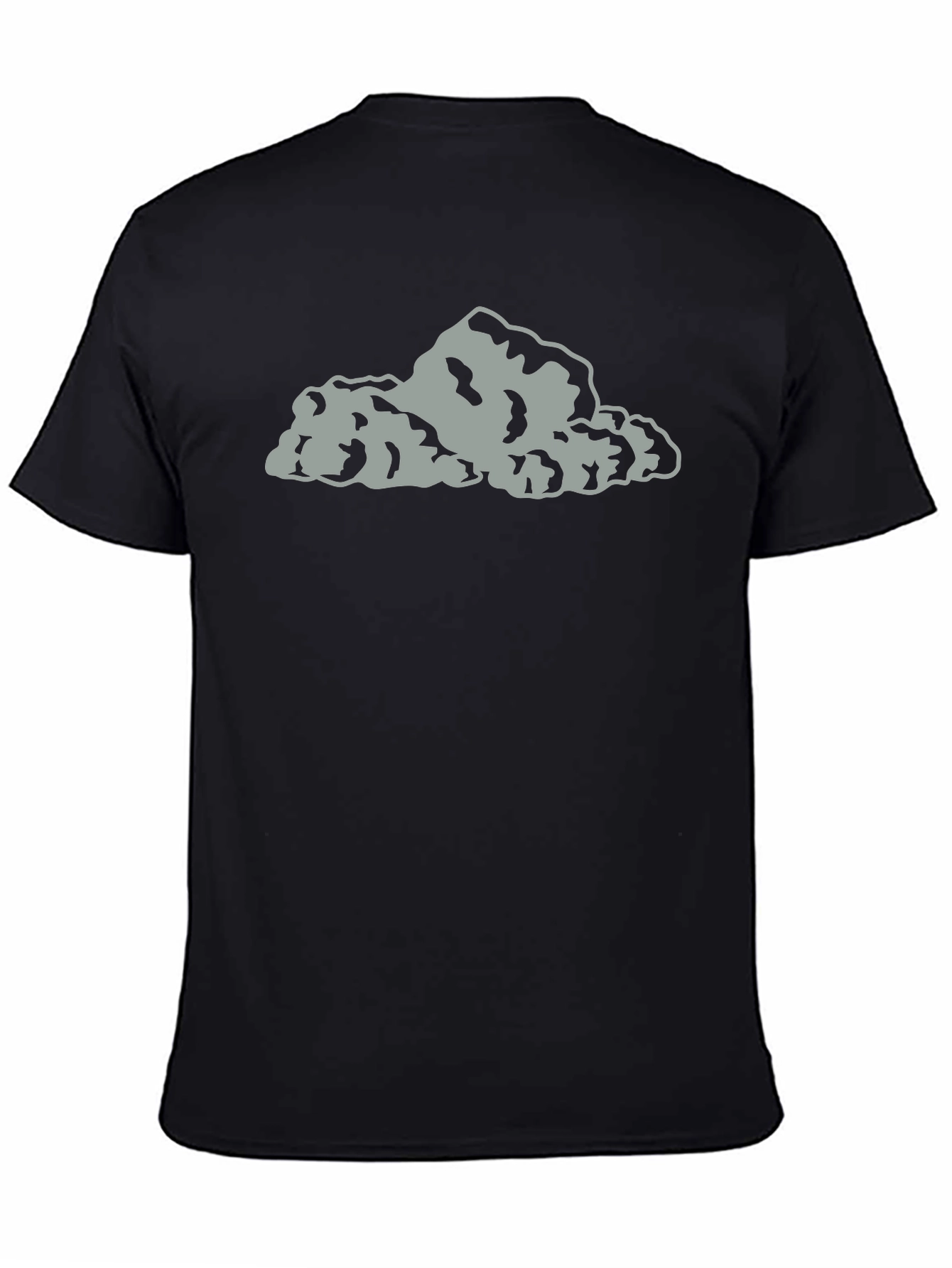 Mens Black Cloud Graphic Tee