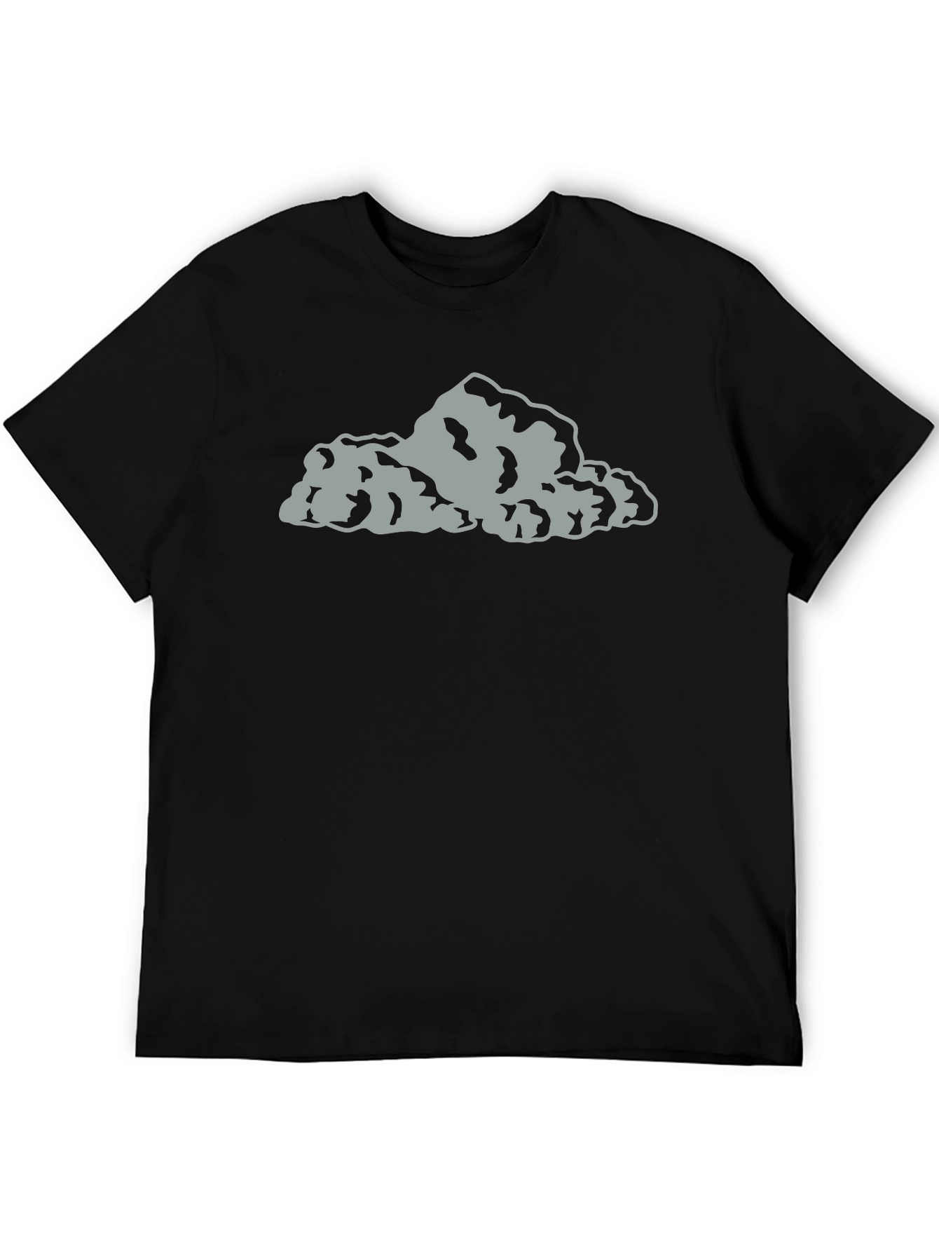 Mens Black Cloud Graphic Tee