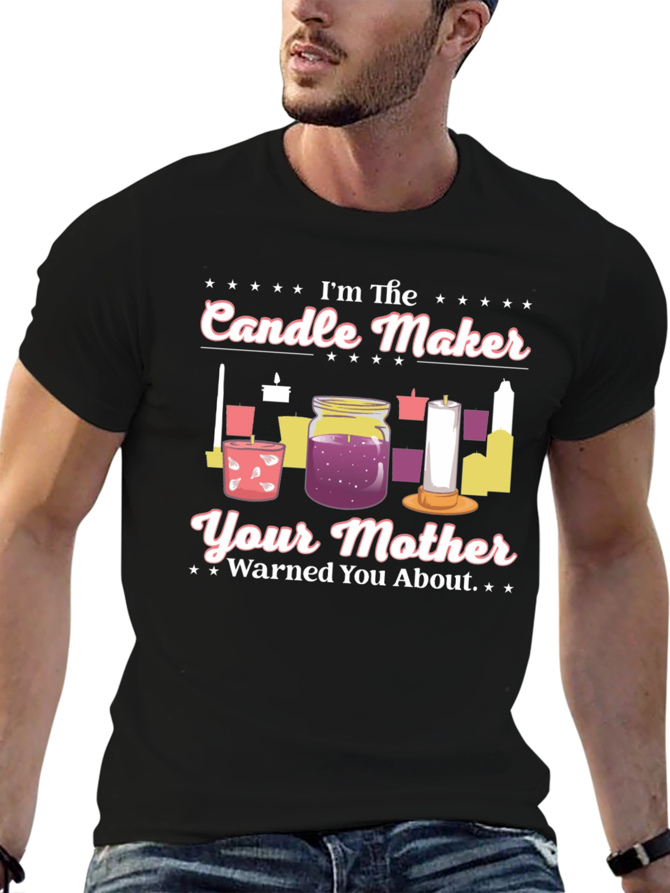 Candle Maker T-Shirt - Novelty Graphic Tee