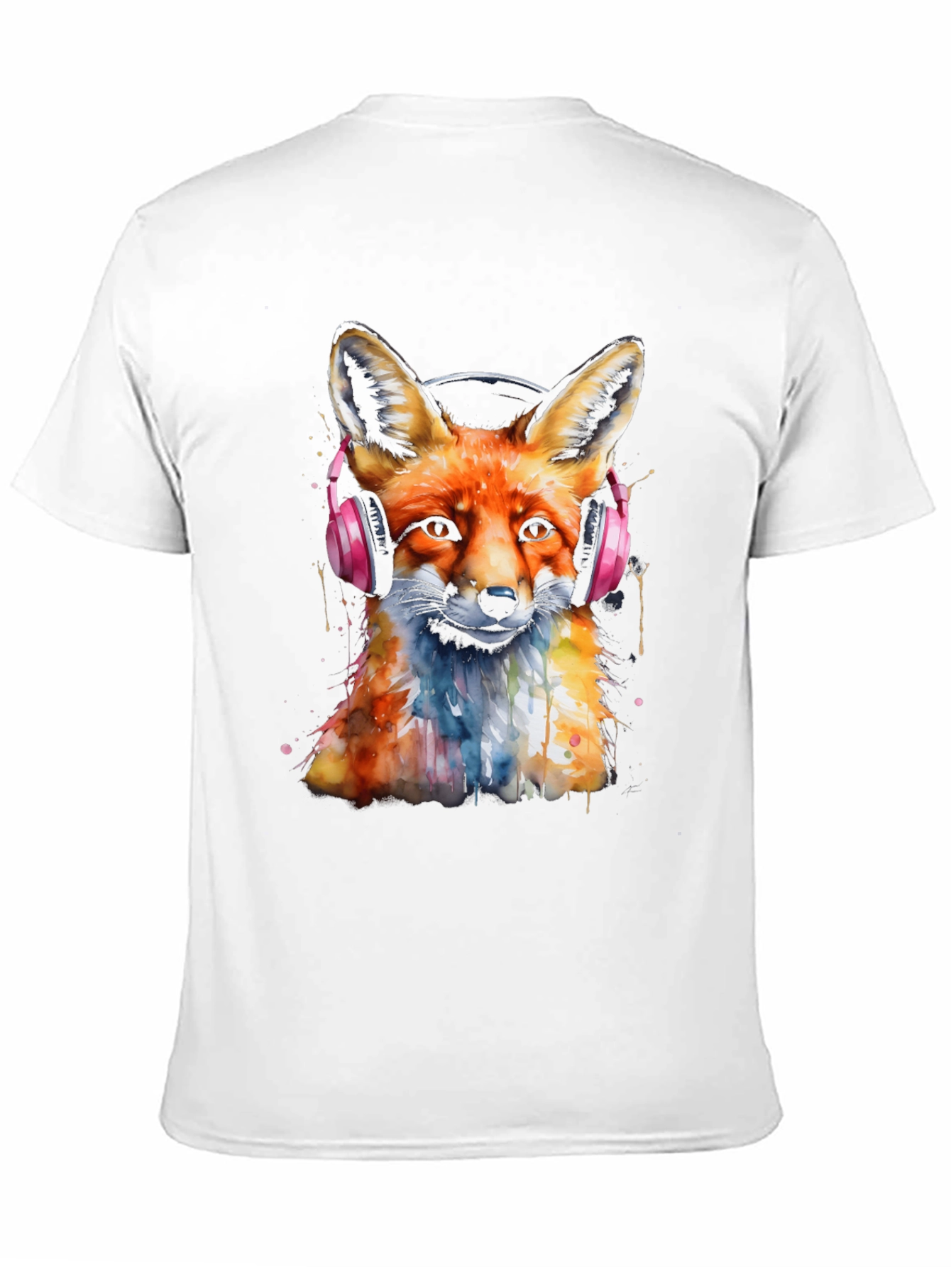 Fox Headphone Graphic Tee