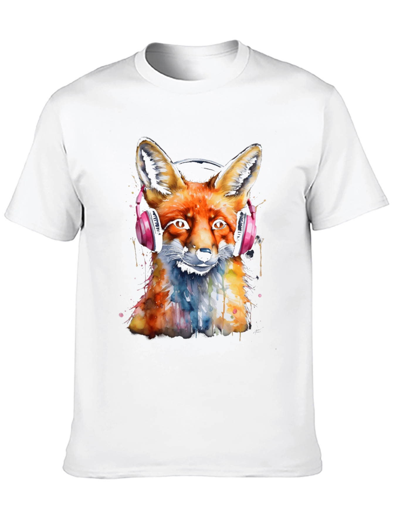 Fox Headphone Graphic Tee