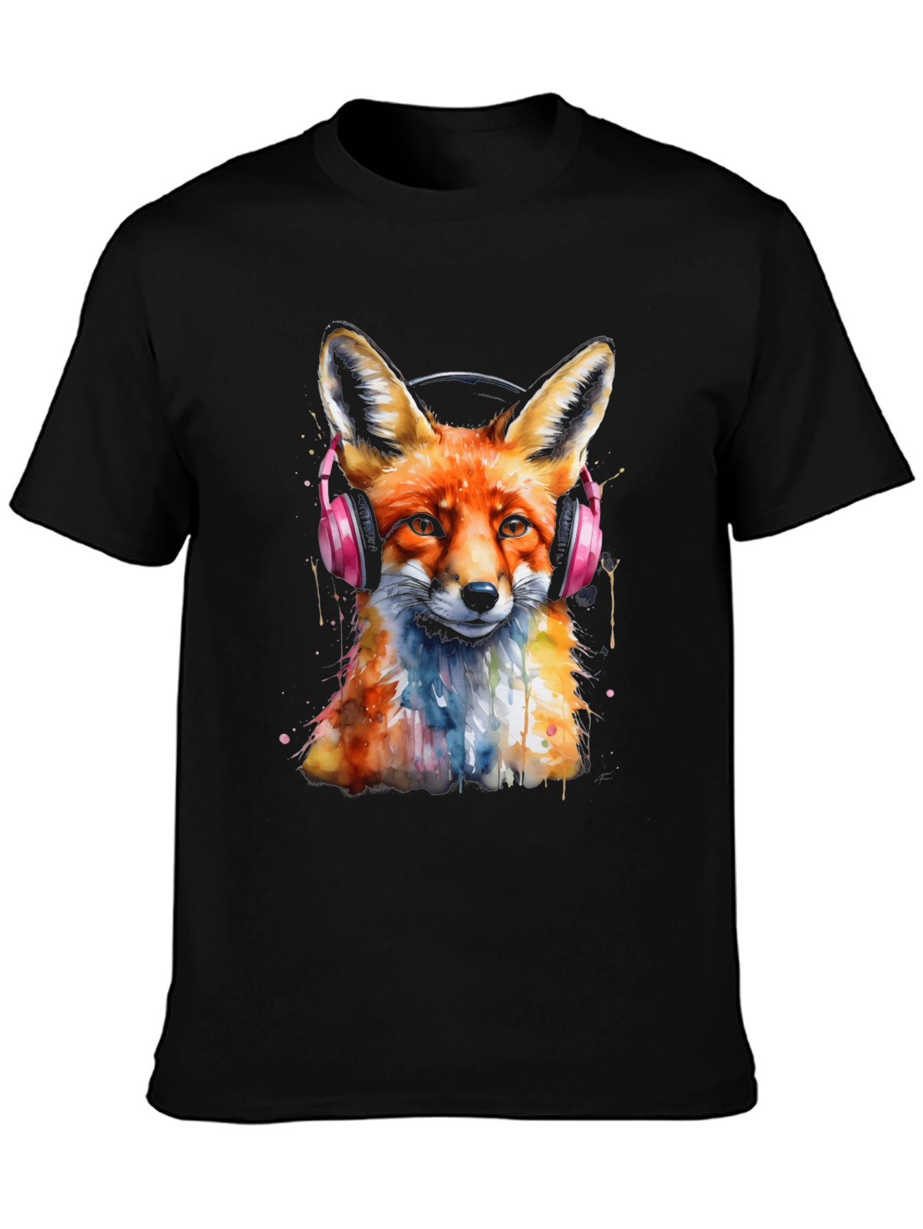 Fox Headphone Graphic Tee
