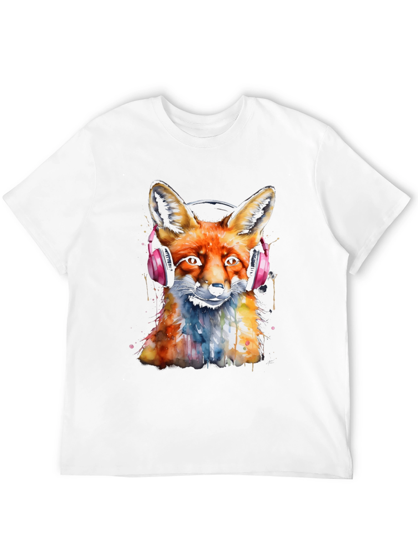 Fox Headphone Graphic Tee