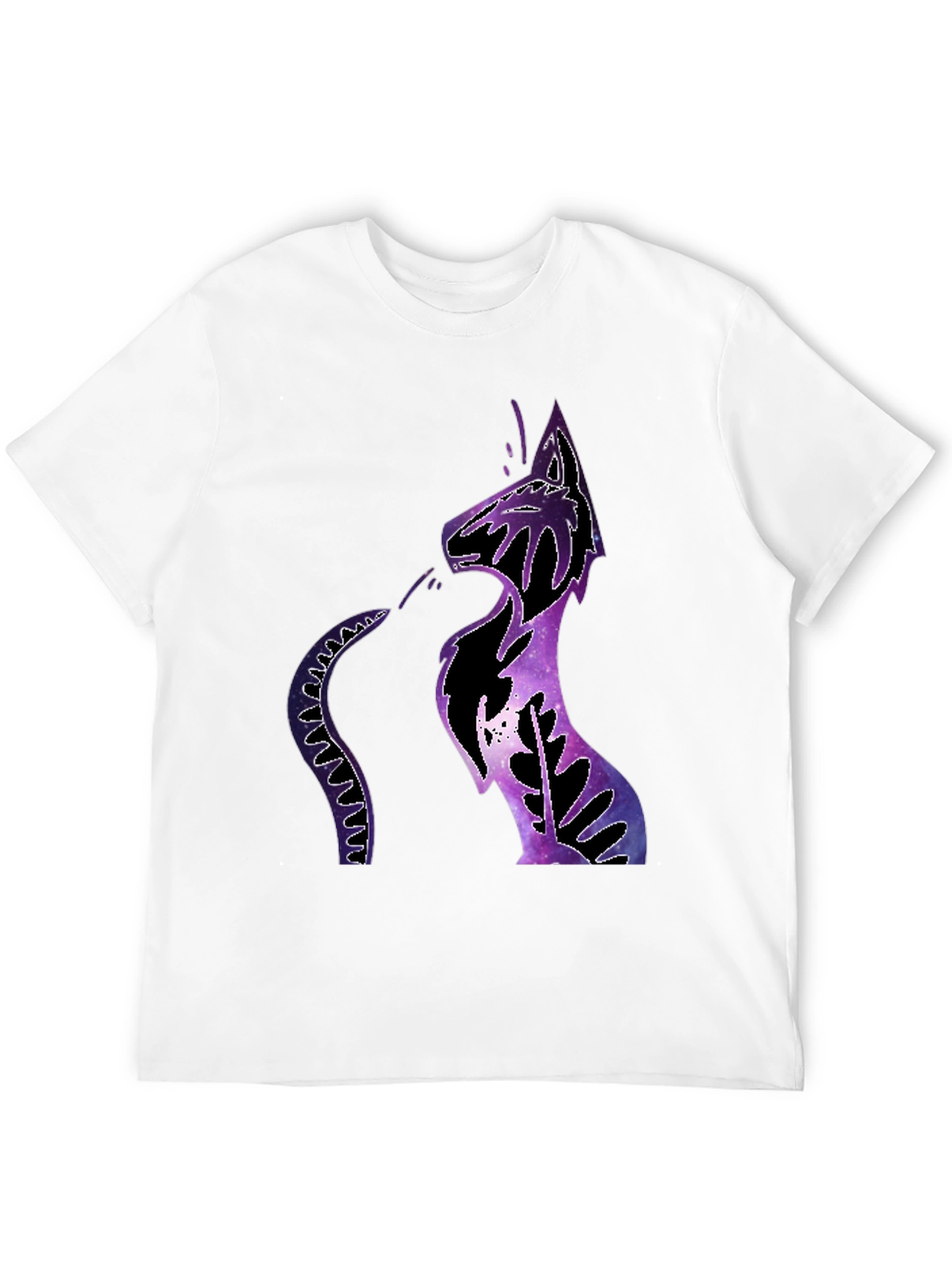 Cosmic Cat Black T-Shirt