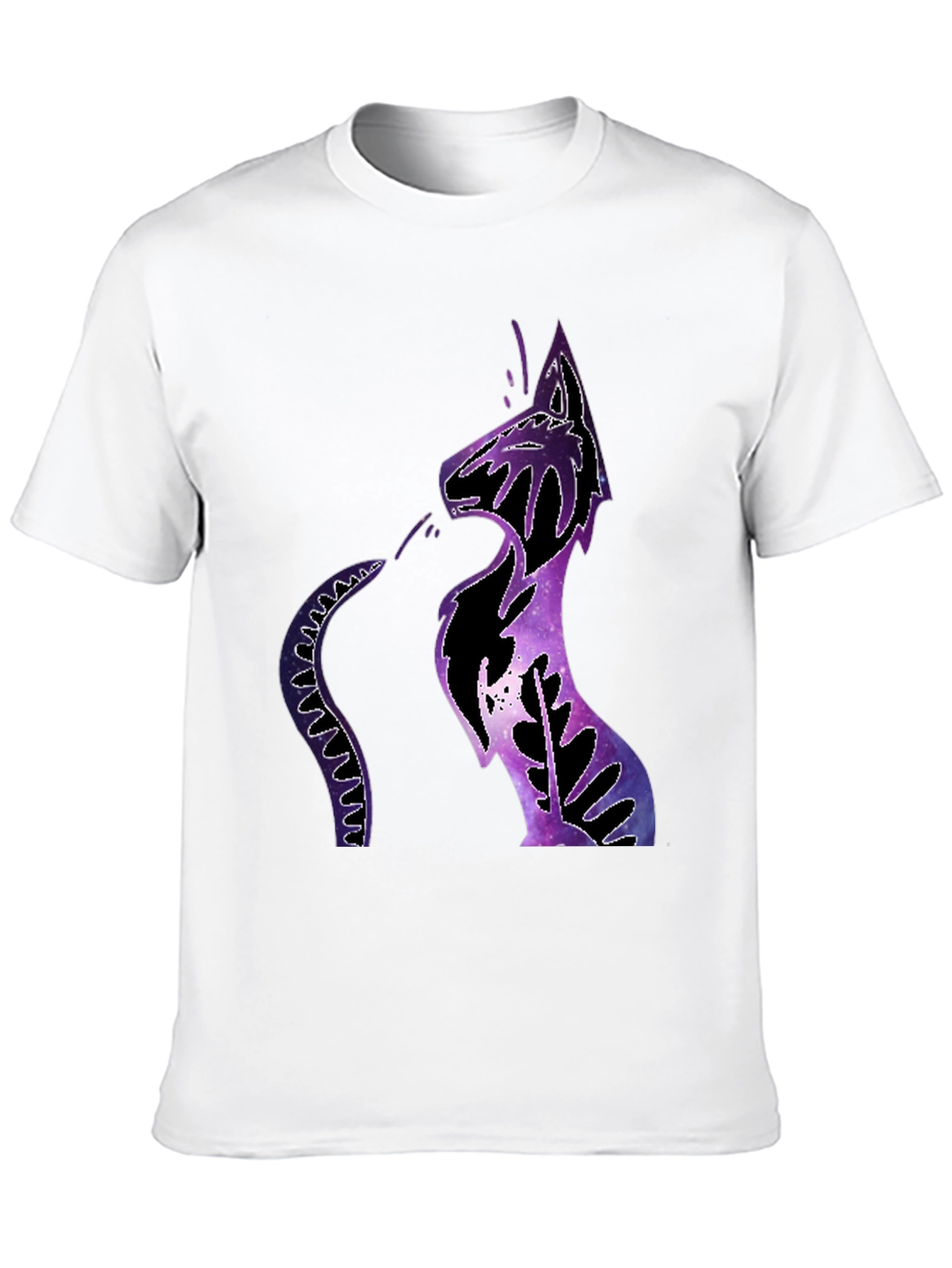 Cosmic Cat Black T-Shirt