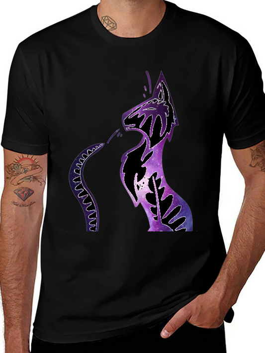 Cosmic Cat Black T-Shirt