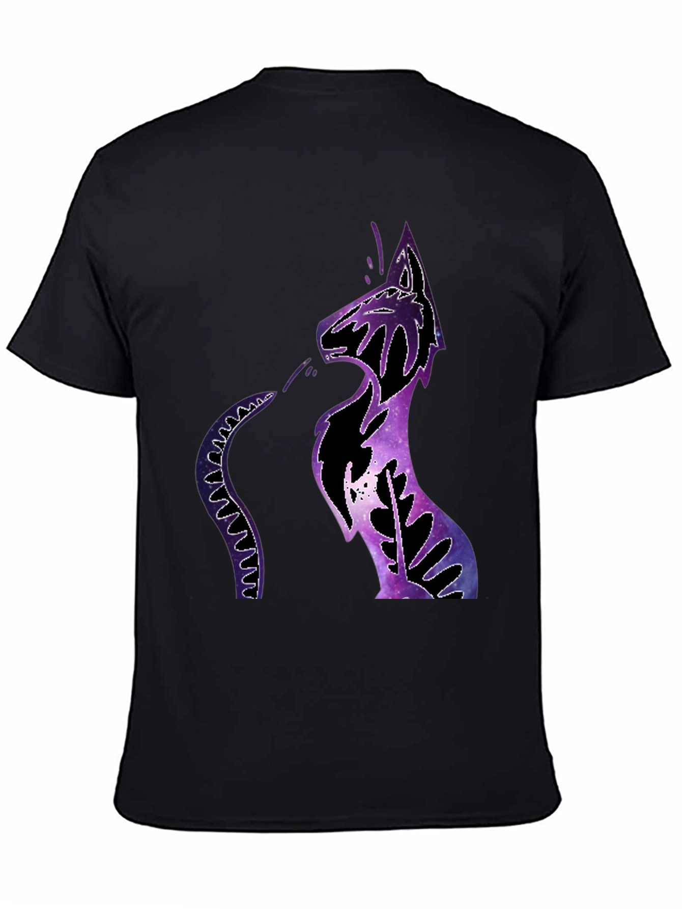 Cosmic Cat Black T-Shirt