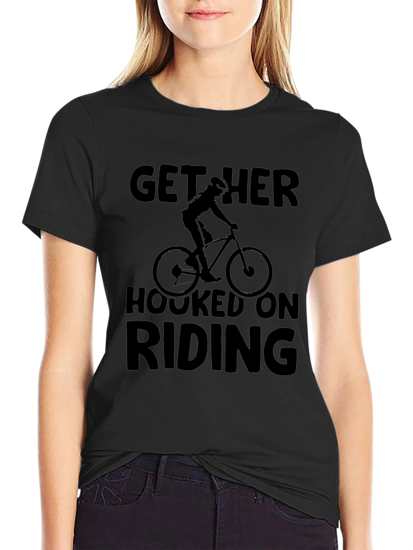 Get Her Hooked On Riding - Mens T-Shirt