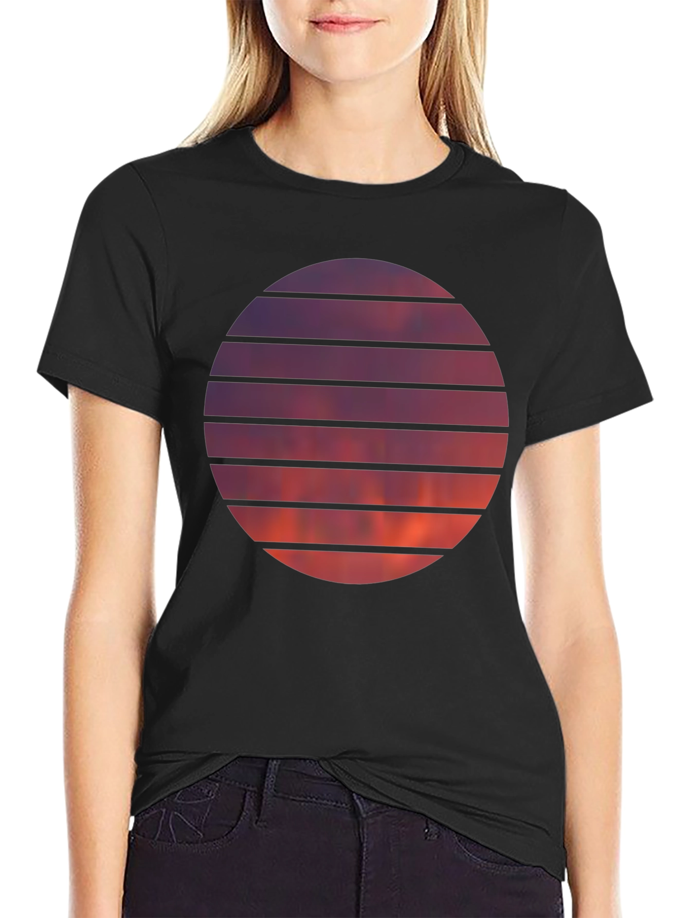 Sunset Circle Graphic Tee