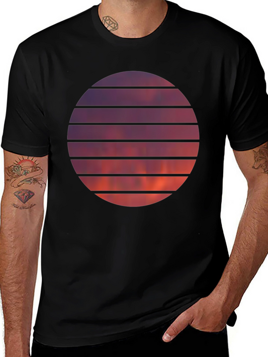 Sunset Circle Graphic Tee