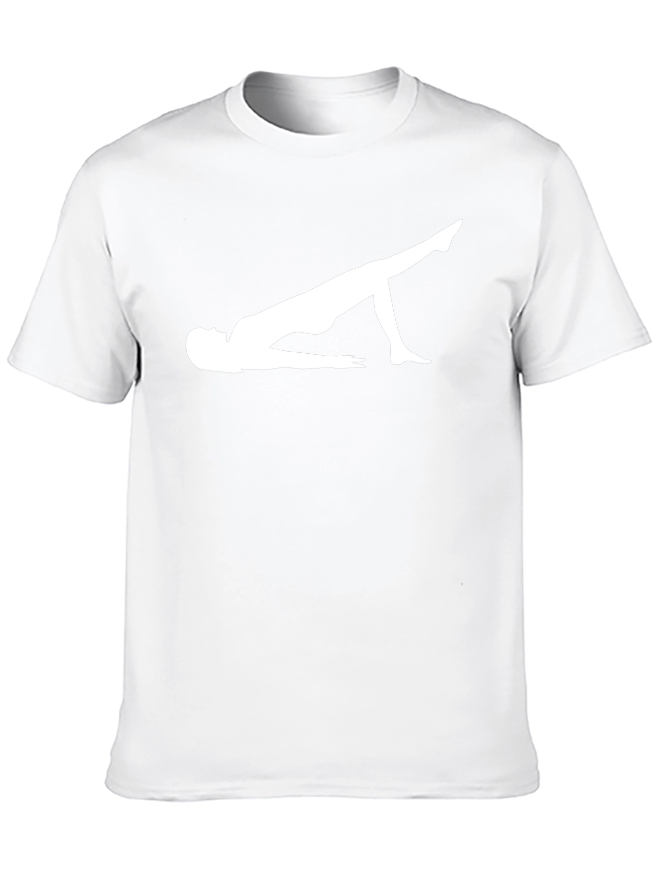 Pilates Pose Black T-Shirt - Unisex