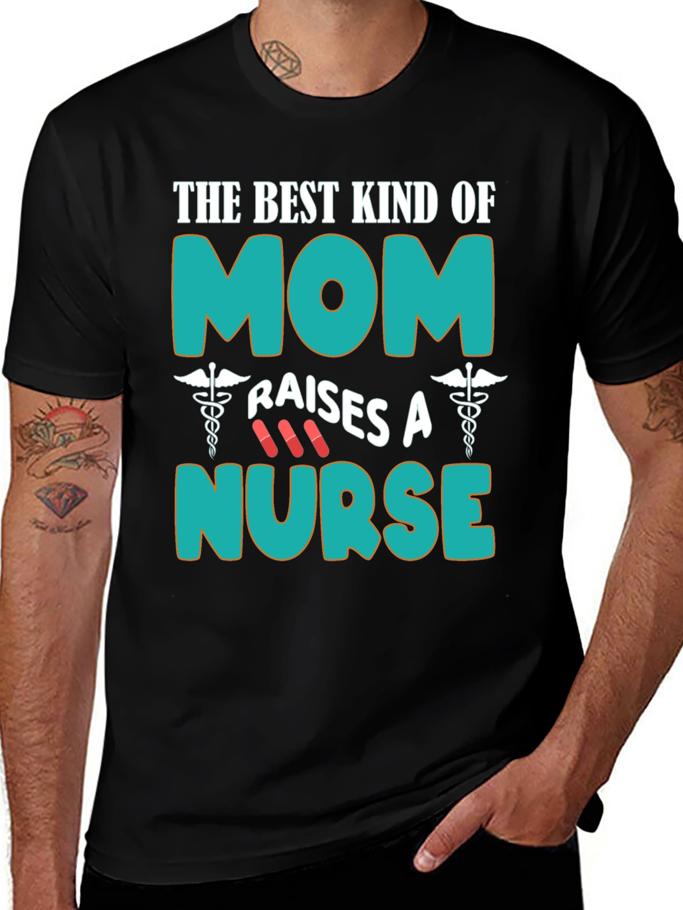 Best Kind of Mom Raises A Nurse T-Shirt