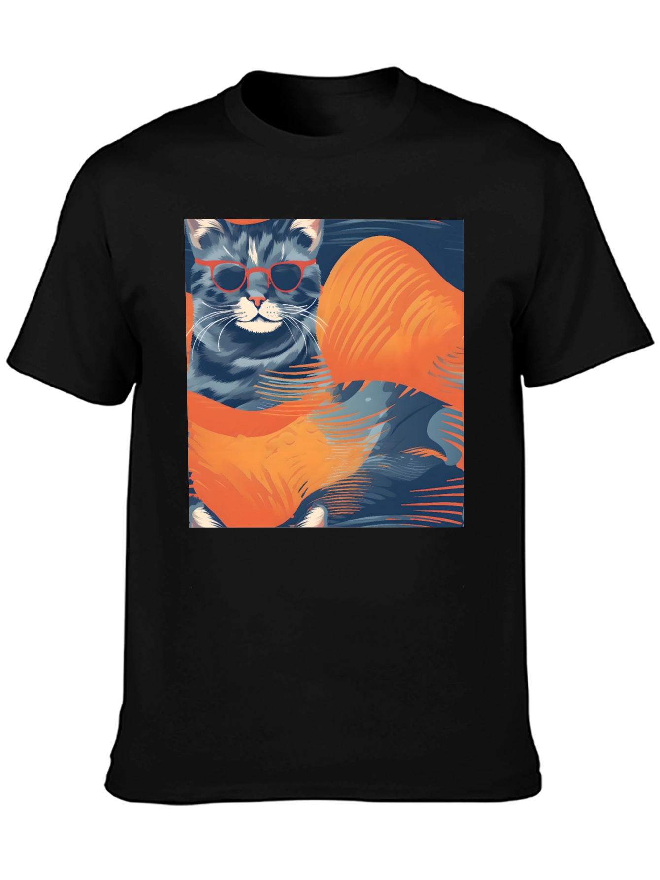 Cool Cat Graphic T-Shirt