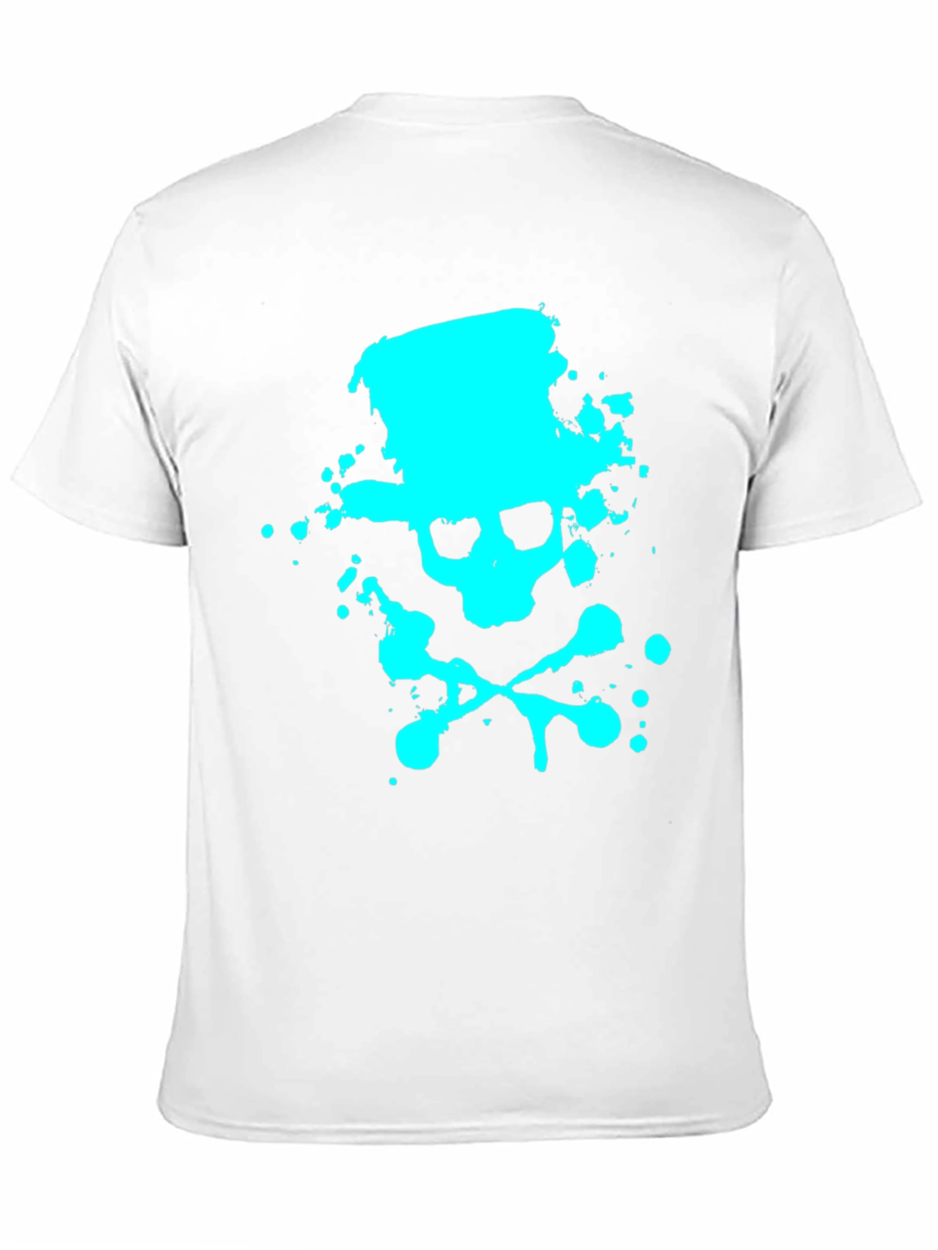Skull Graphic T-Shirt - Casual Black Tee