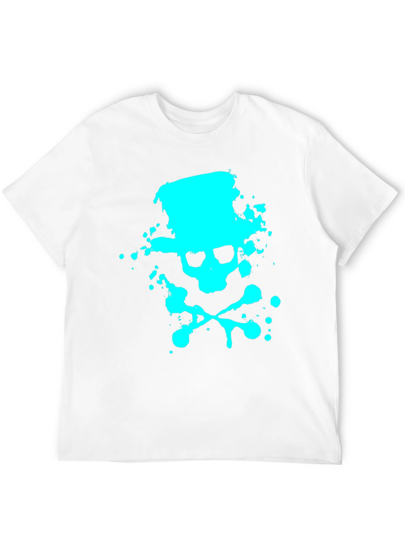 Skull Graphic T-Shirt - Casual Black Tee