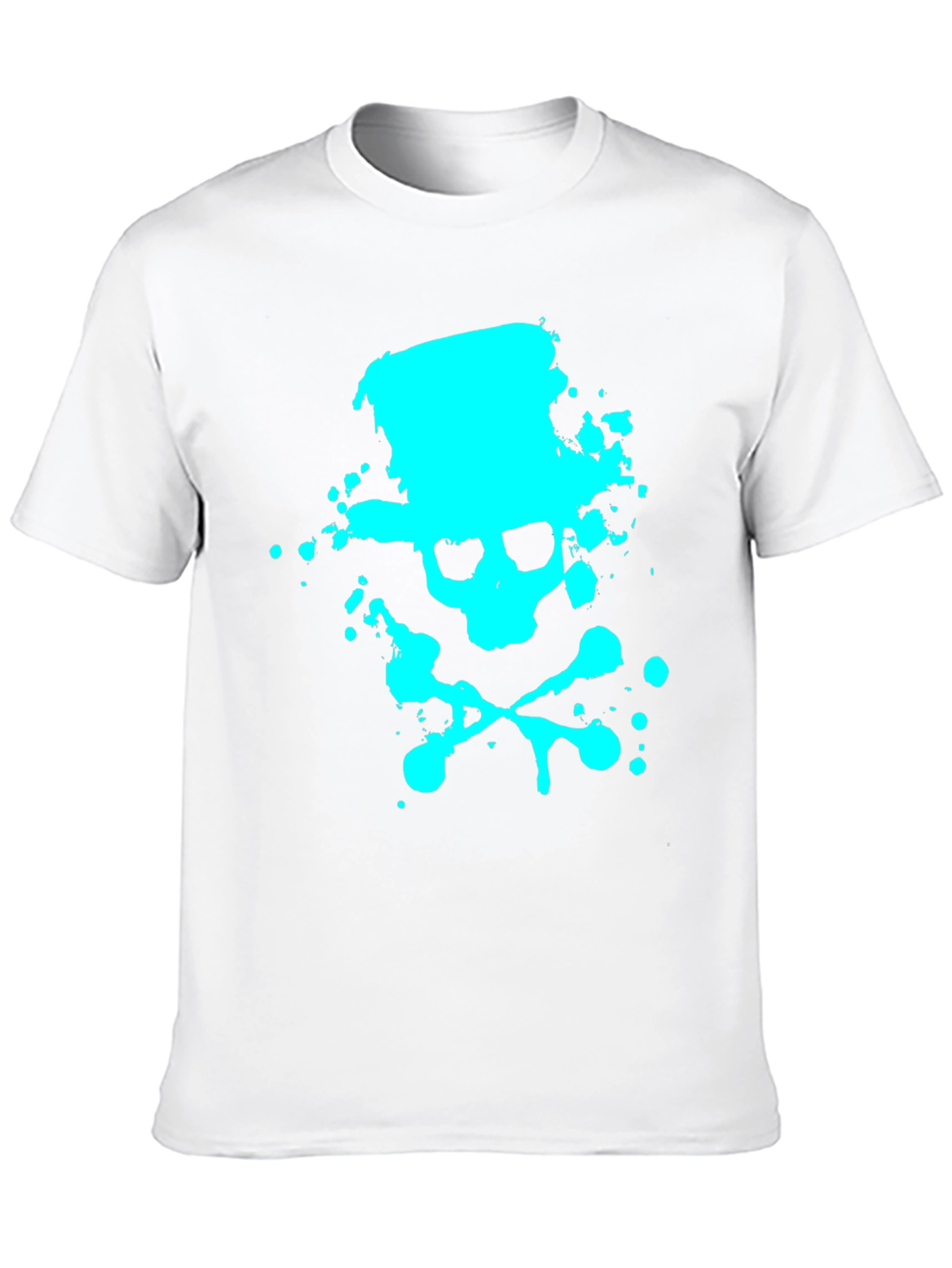 Skull Graphic T-Shirt - Casual Black Tee
