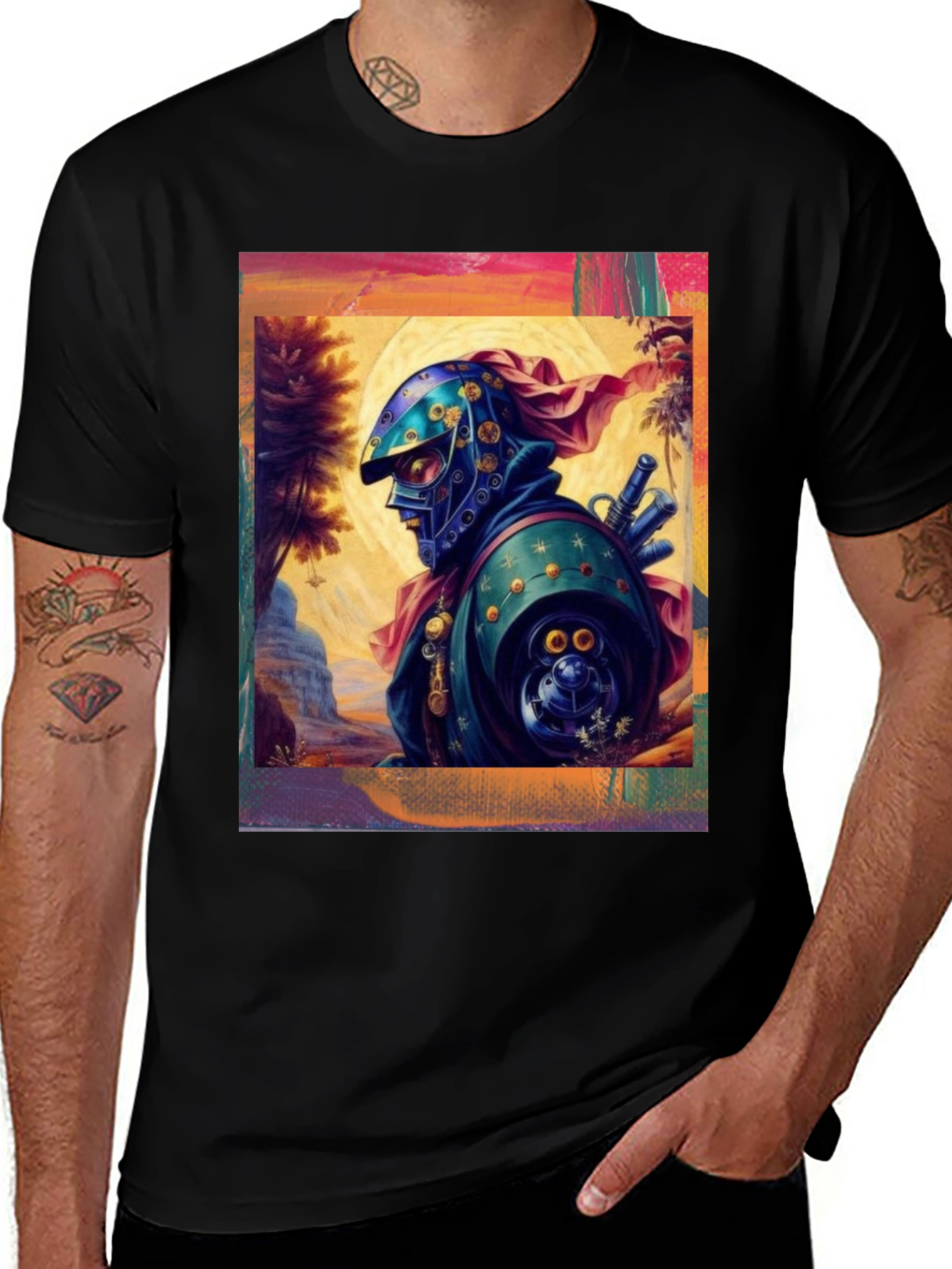Samurai Warrior Graphic Tee