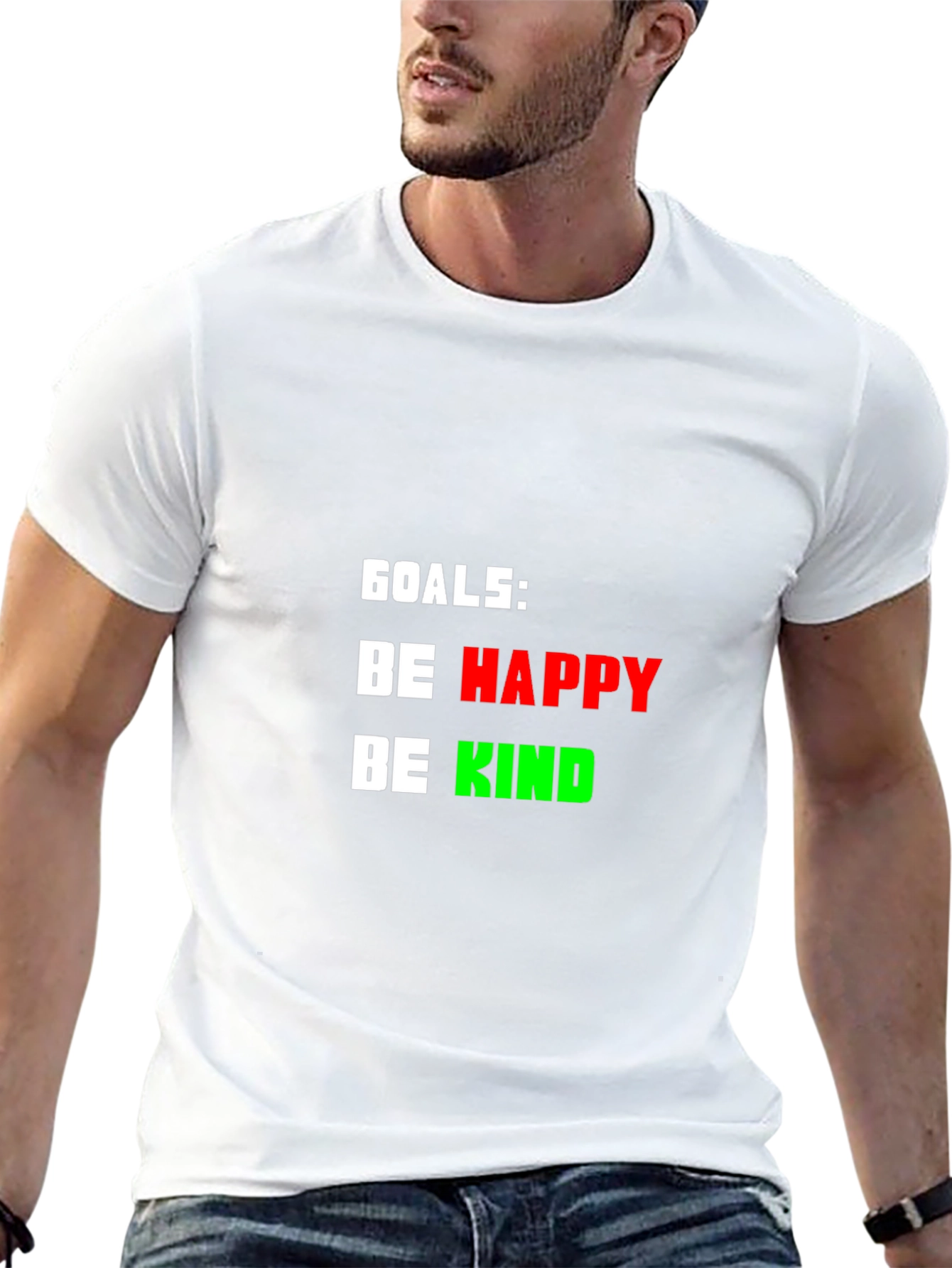 Goals: Be Happy Be Kind - Graphic T-Shirt