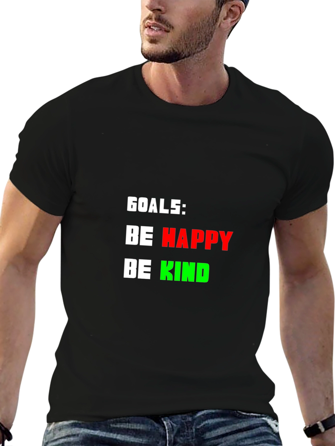Goals: Be Happy Be Kind - Graphic T-Shirt