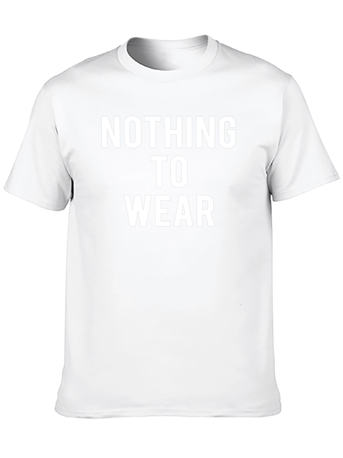 Nothing To Wear Graphic Tee - Black
