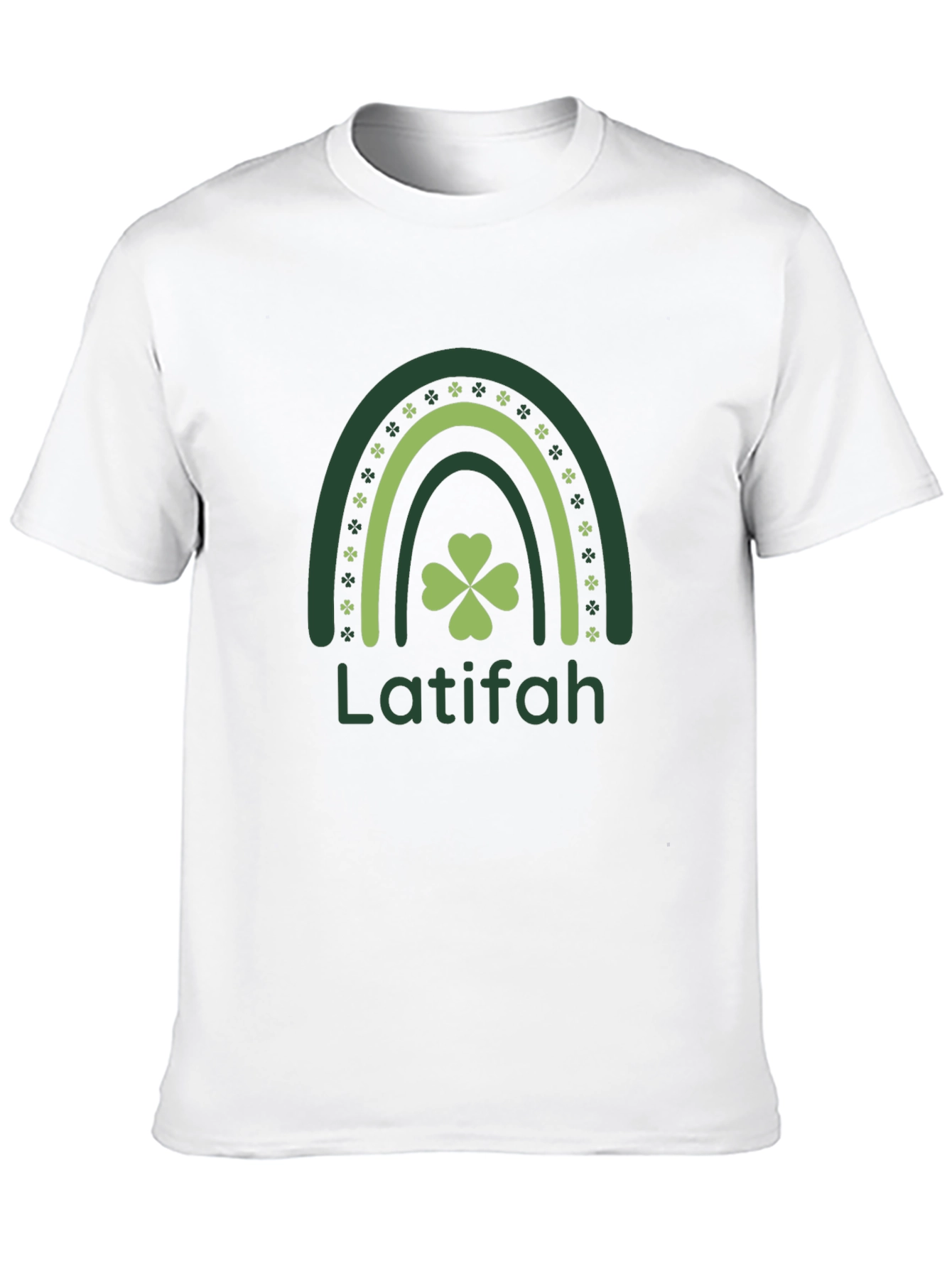 Latifah Shamrock Rainbow St. Patricks Day T-Shirt