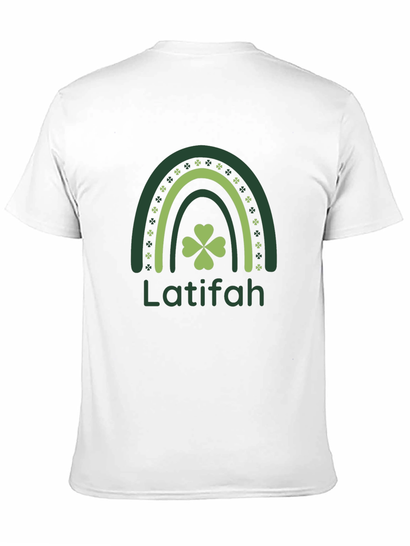 Latifah Shamrock Rainbow St. Patricks Day T-Shirt
