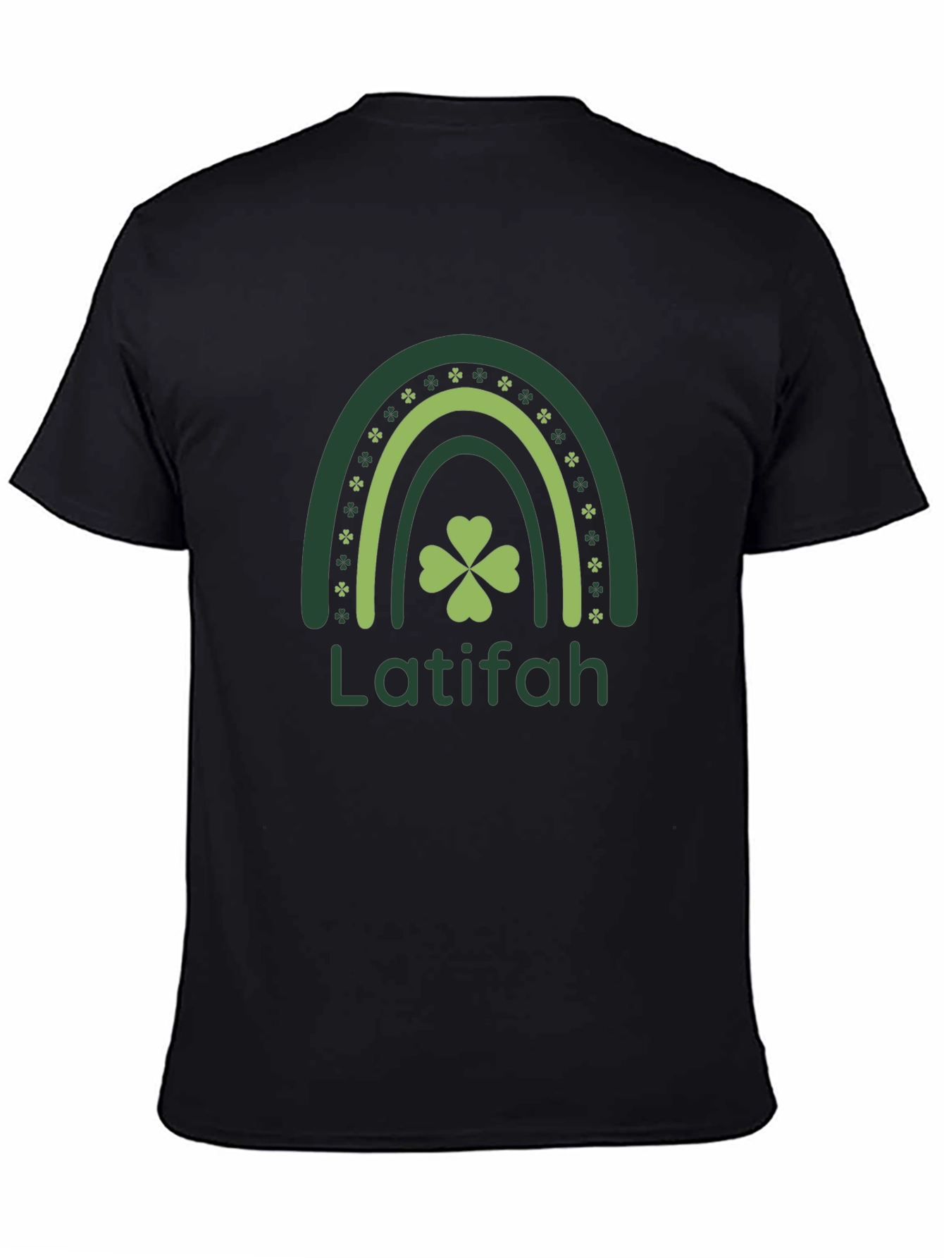 Latifah Shamrock Rainbow St. Patricks Day T-Shirt