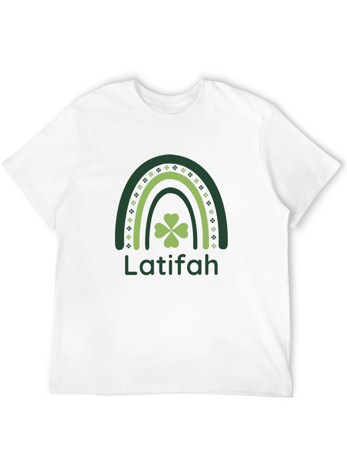 Latifah Shamrock Rainbow St. Patricks Day T-Shirt