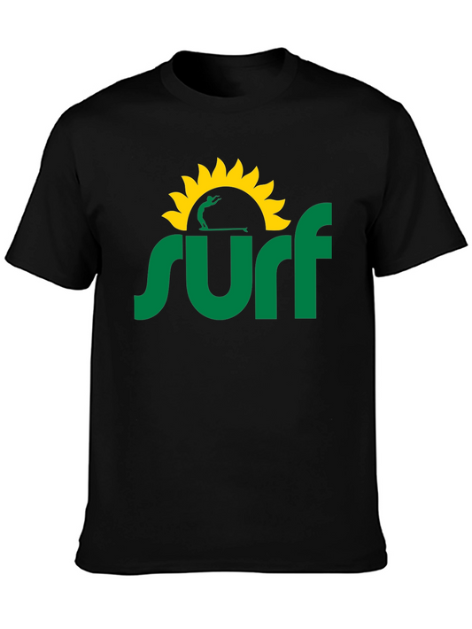 Surf Sun Graphic Tee - Stylish Summer T-Shirt