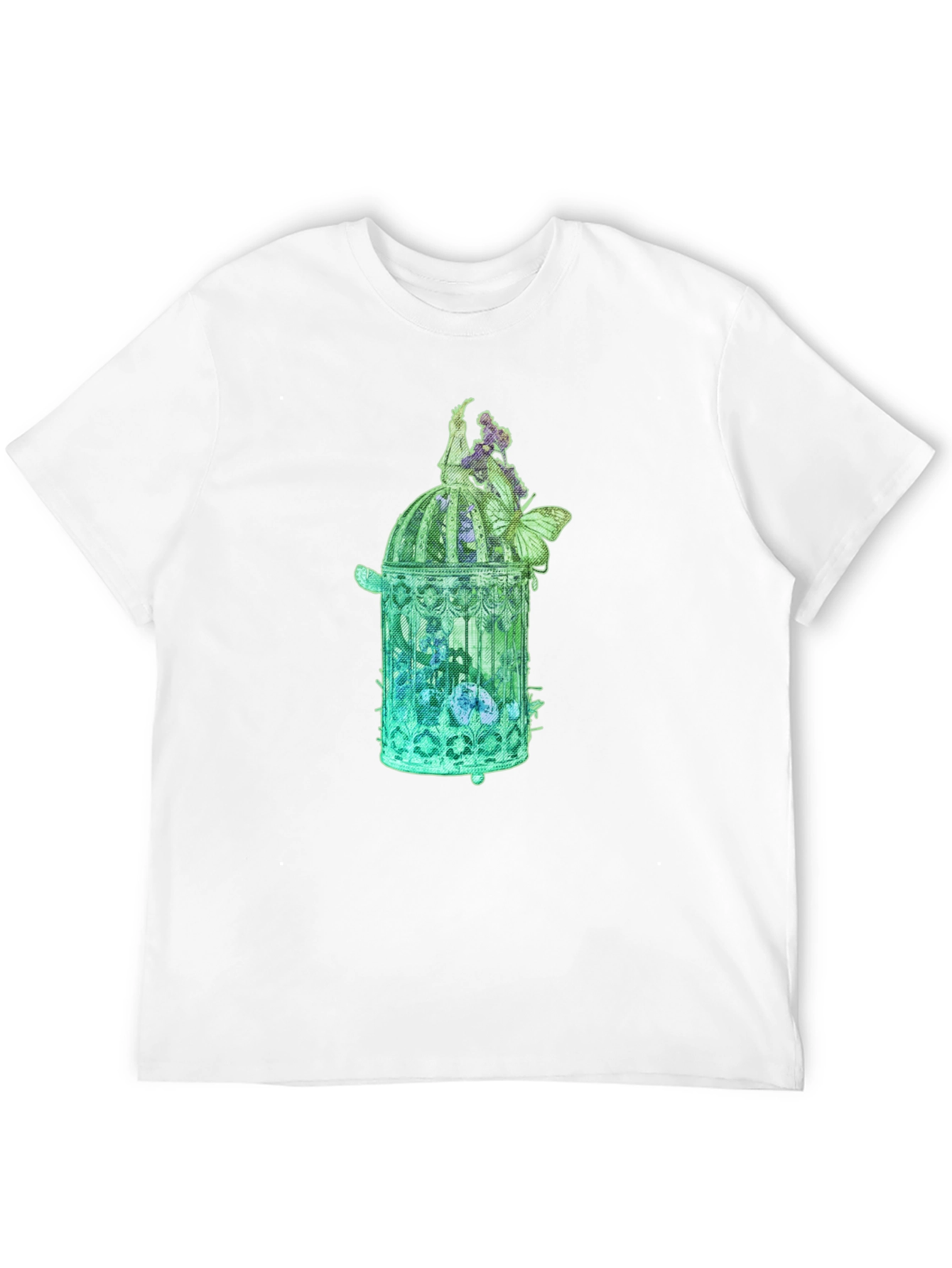 Botanical Birdcage Graphic Tee