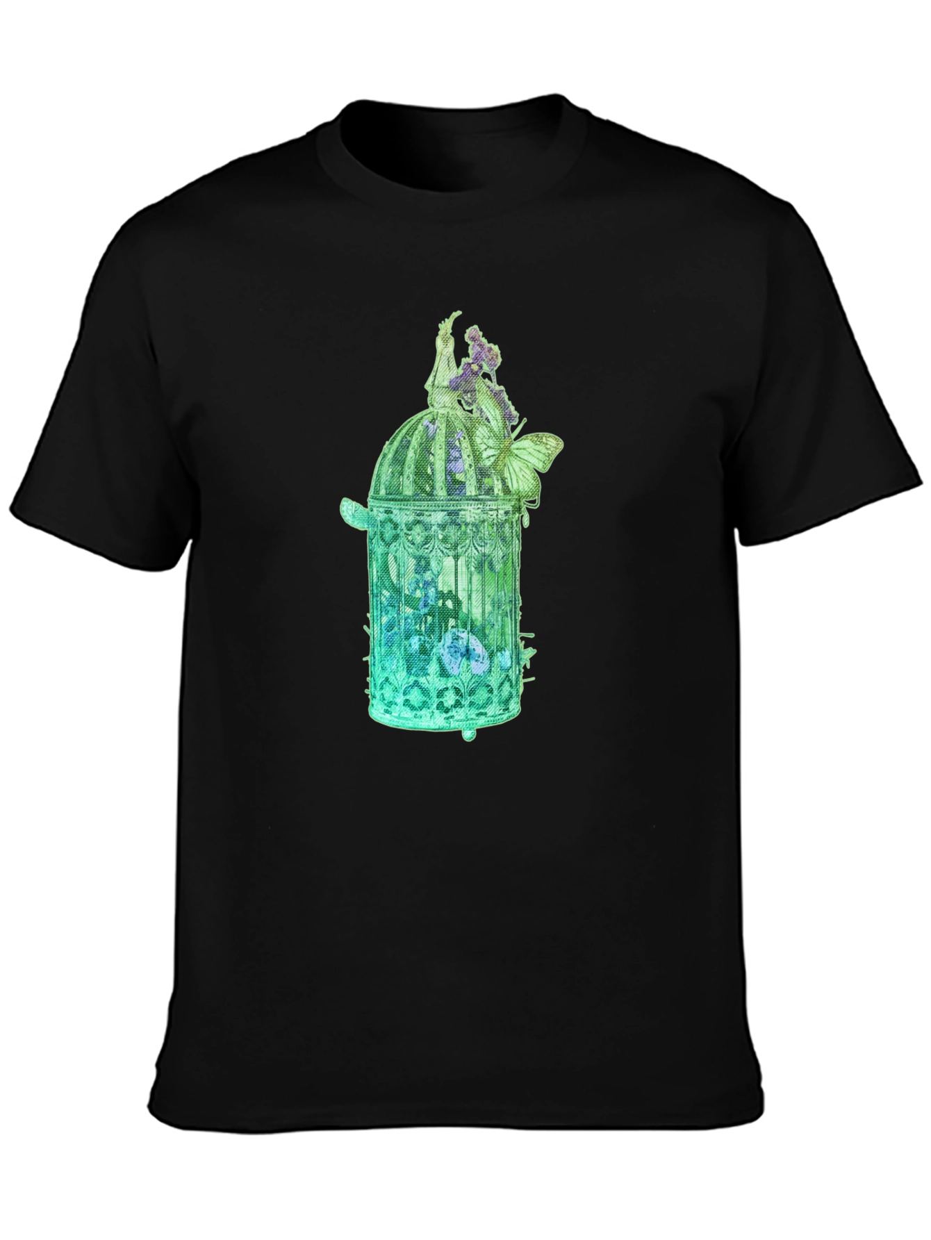 Botanical Birdcage Graphic Tee