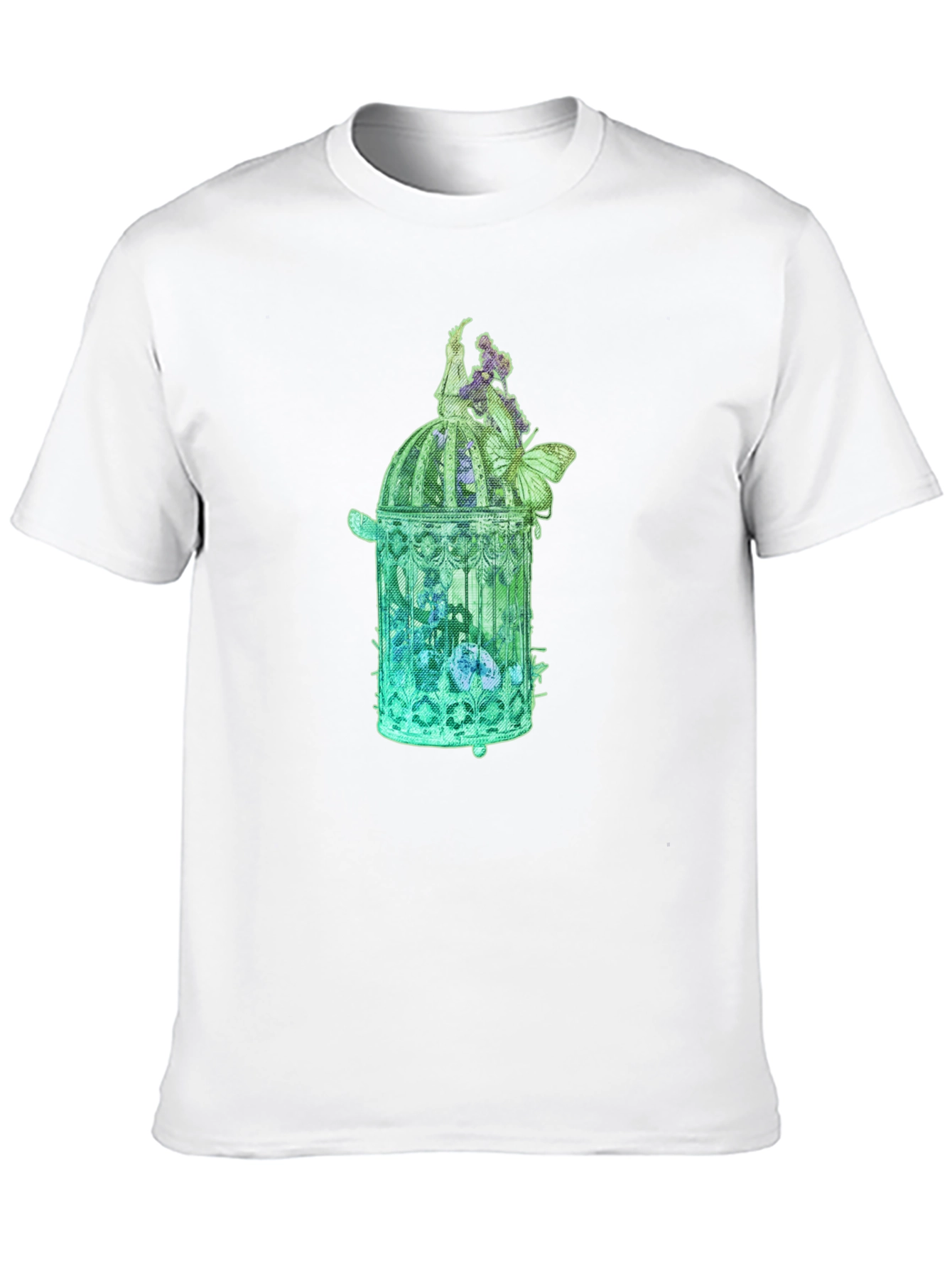 Botanical Birdcage Graphic Tee
