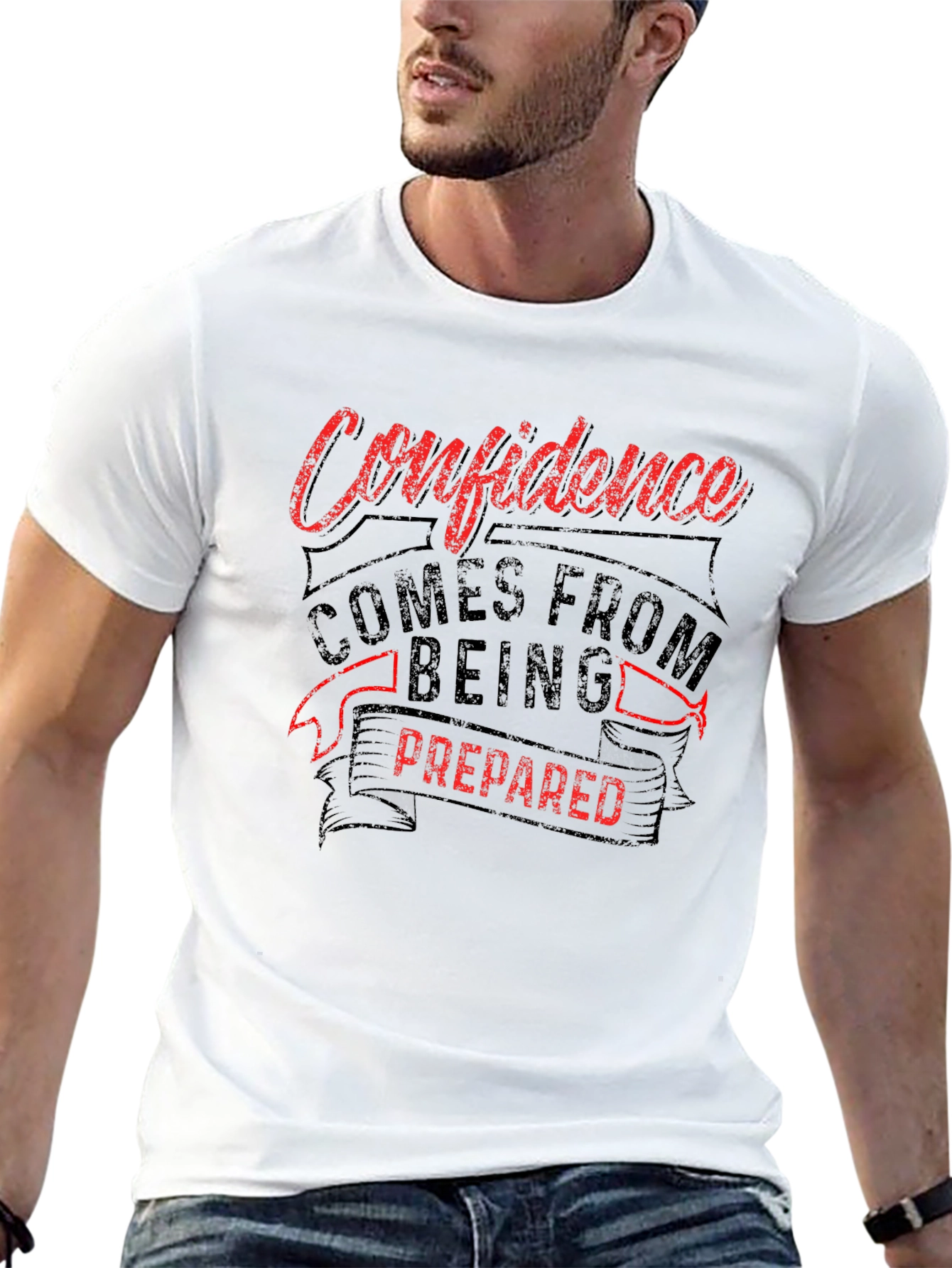 Confidence Prepared T-Shirt - Motivational Tee