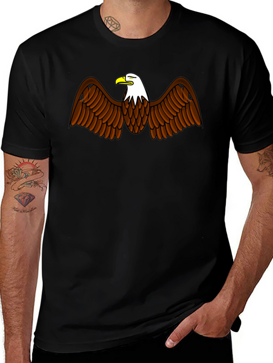 Bald Eagle Graphic Black T-Shirt
