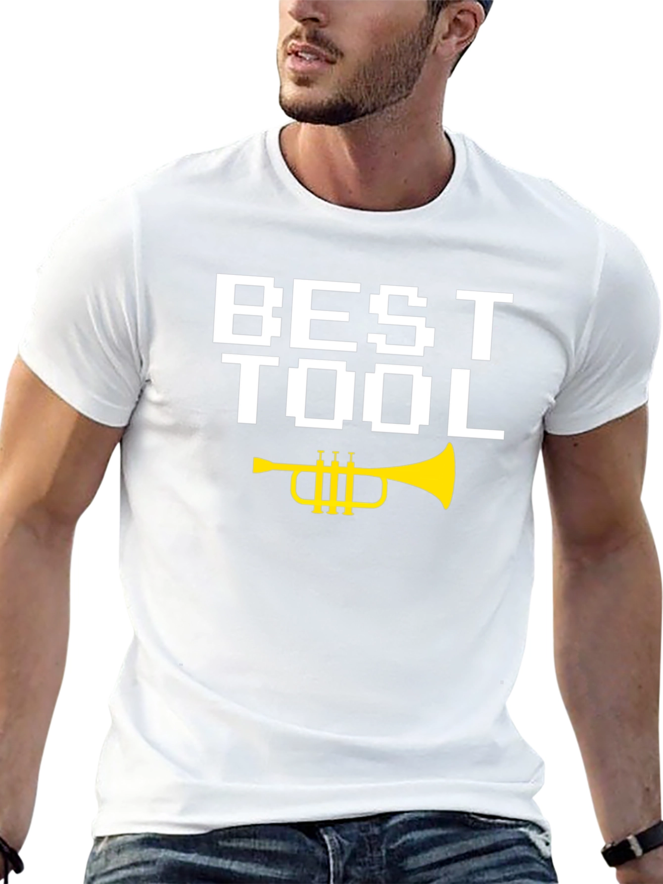 Best Tool Trumpet Graphic T-Shirt - Funny Musician Tee