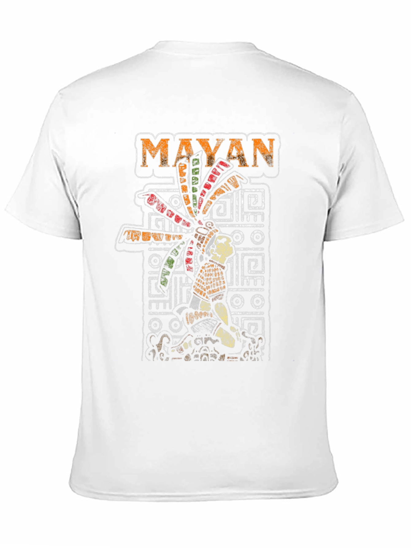 Mayan Warrior Graphic Tee - Black