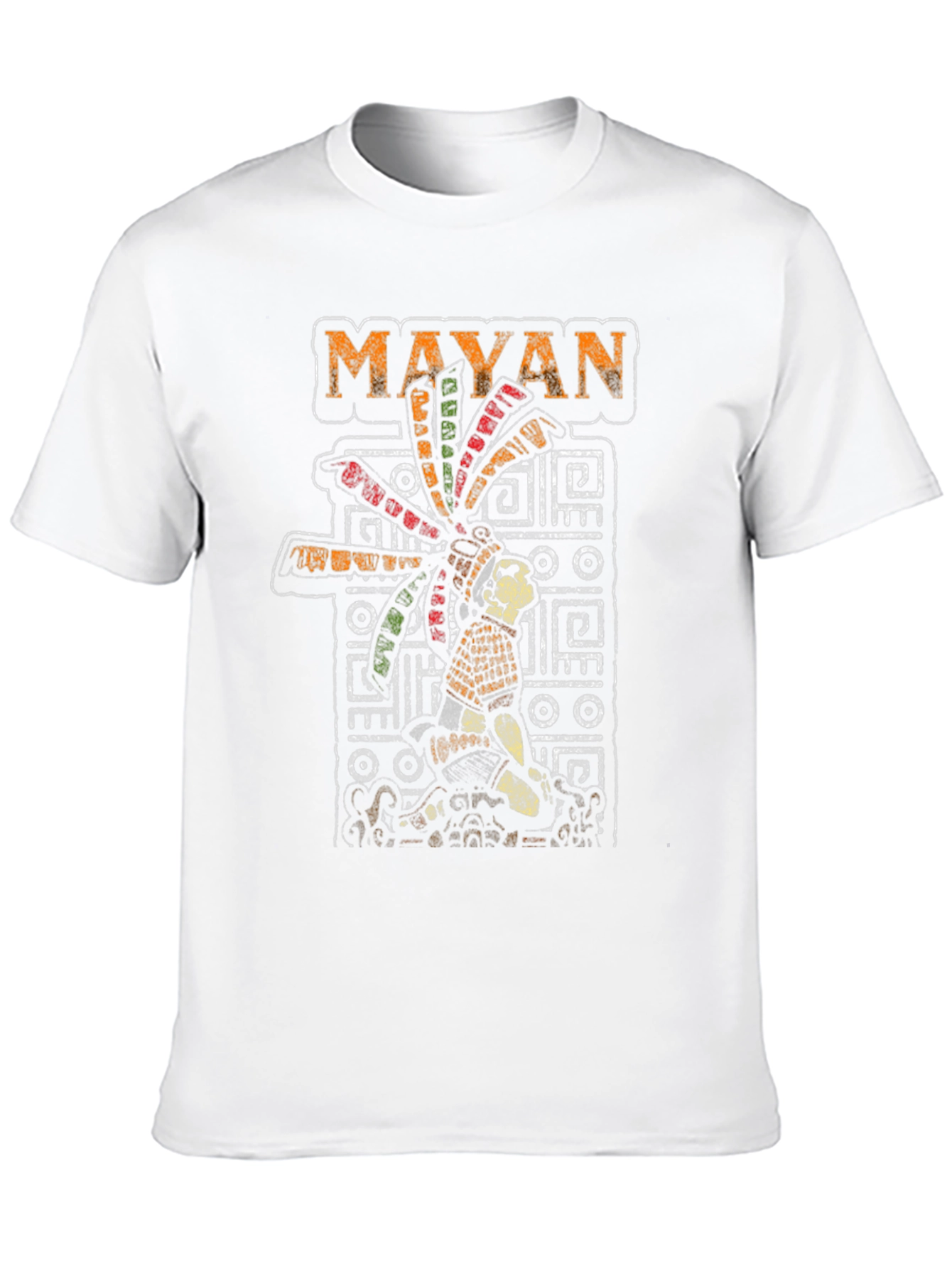 Mayan Warrior Graphic Tee - Black