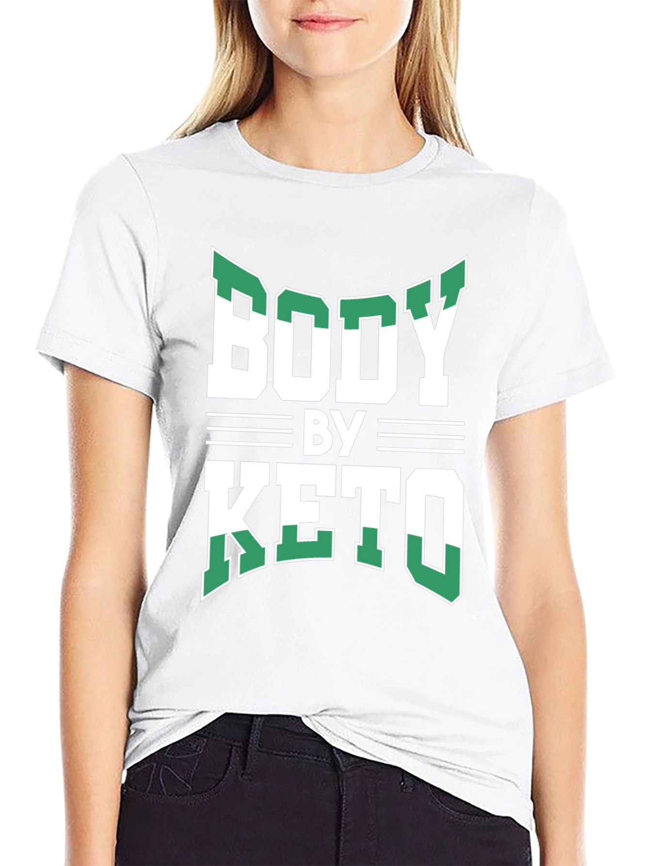 Body By Keto T-Shirt - Black Graphic Tee