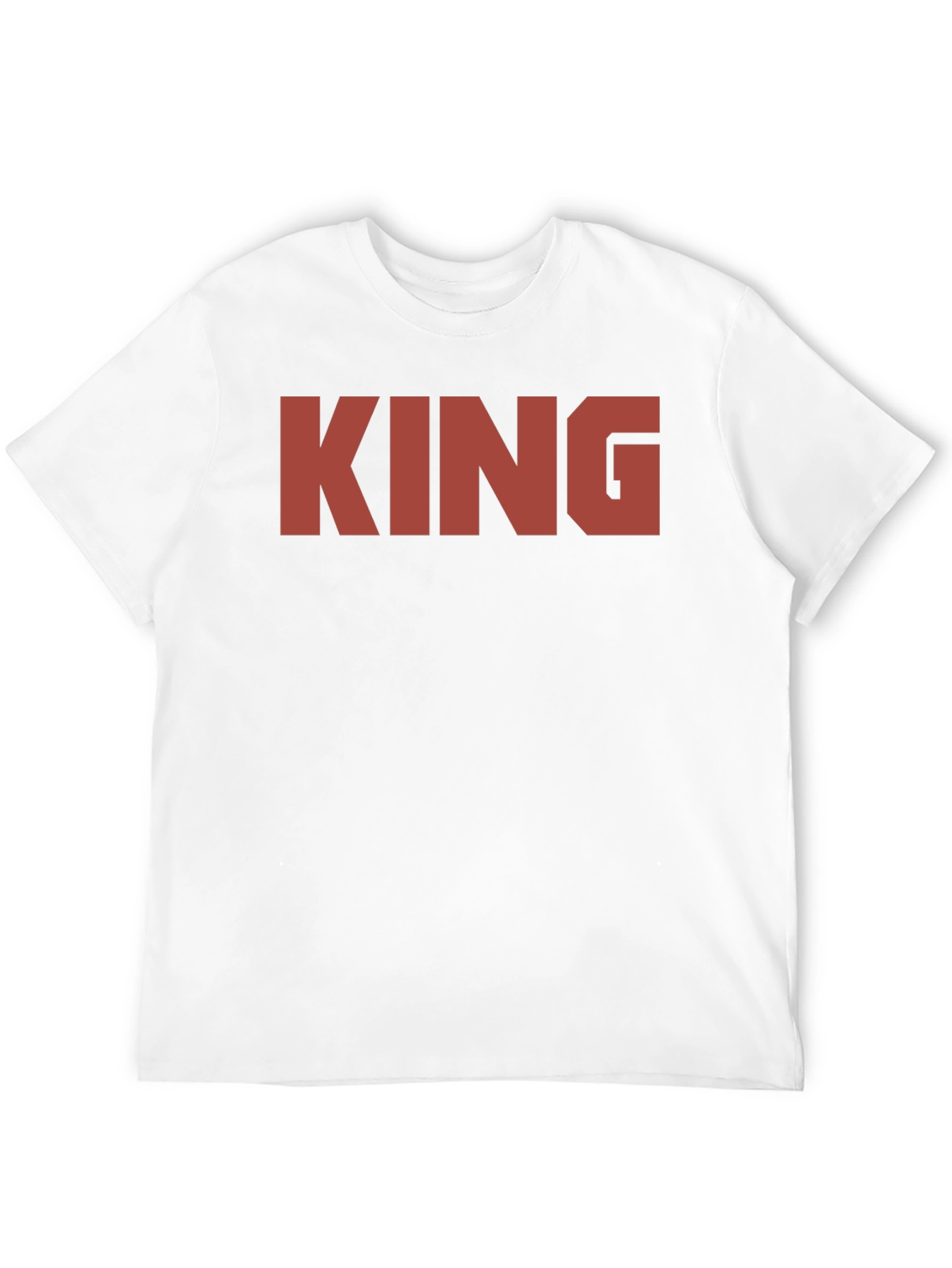 Bold King Graphic Tee - Black Crew Neck Shirt